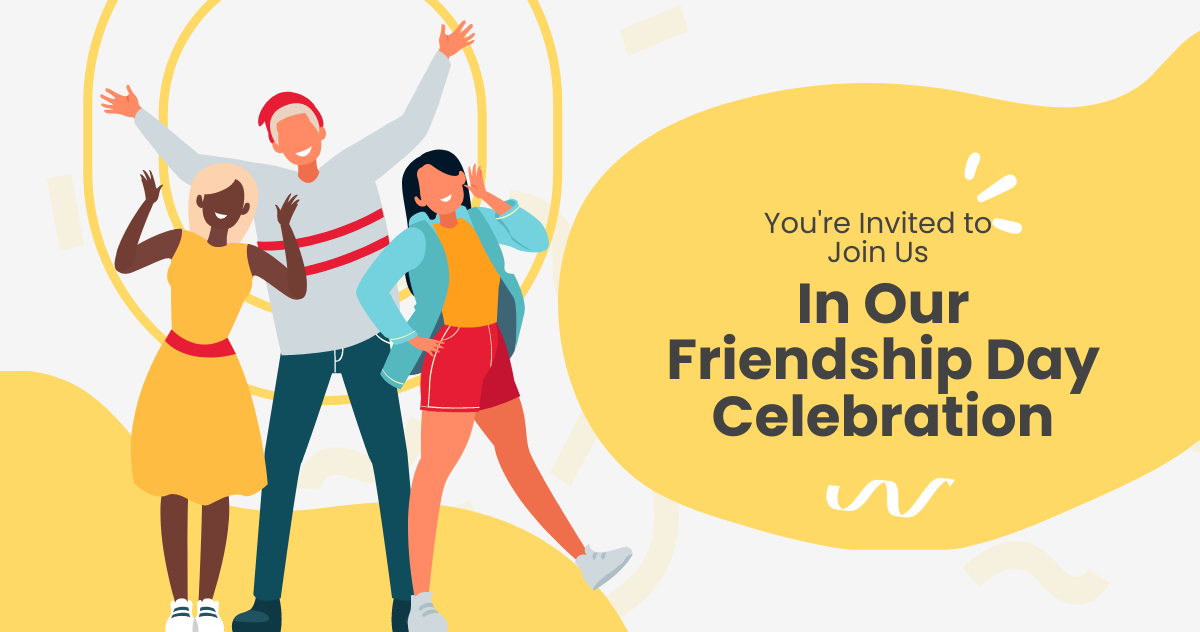 Friendship Day Celebration Facebook Post Template