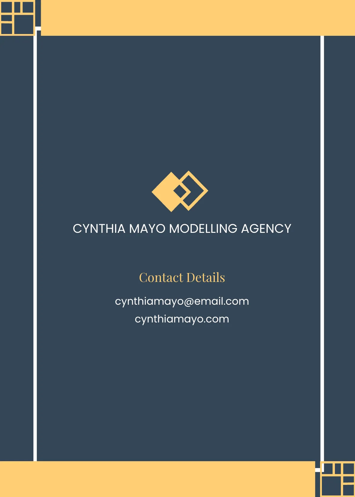 Free Actor Comp Card Template to Edit Online