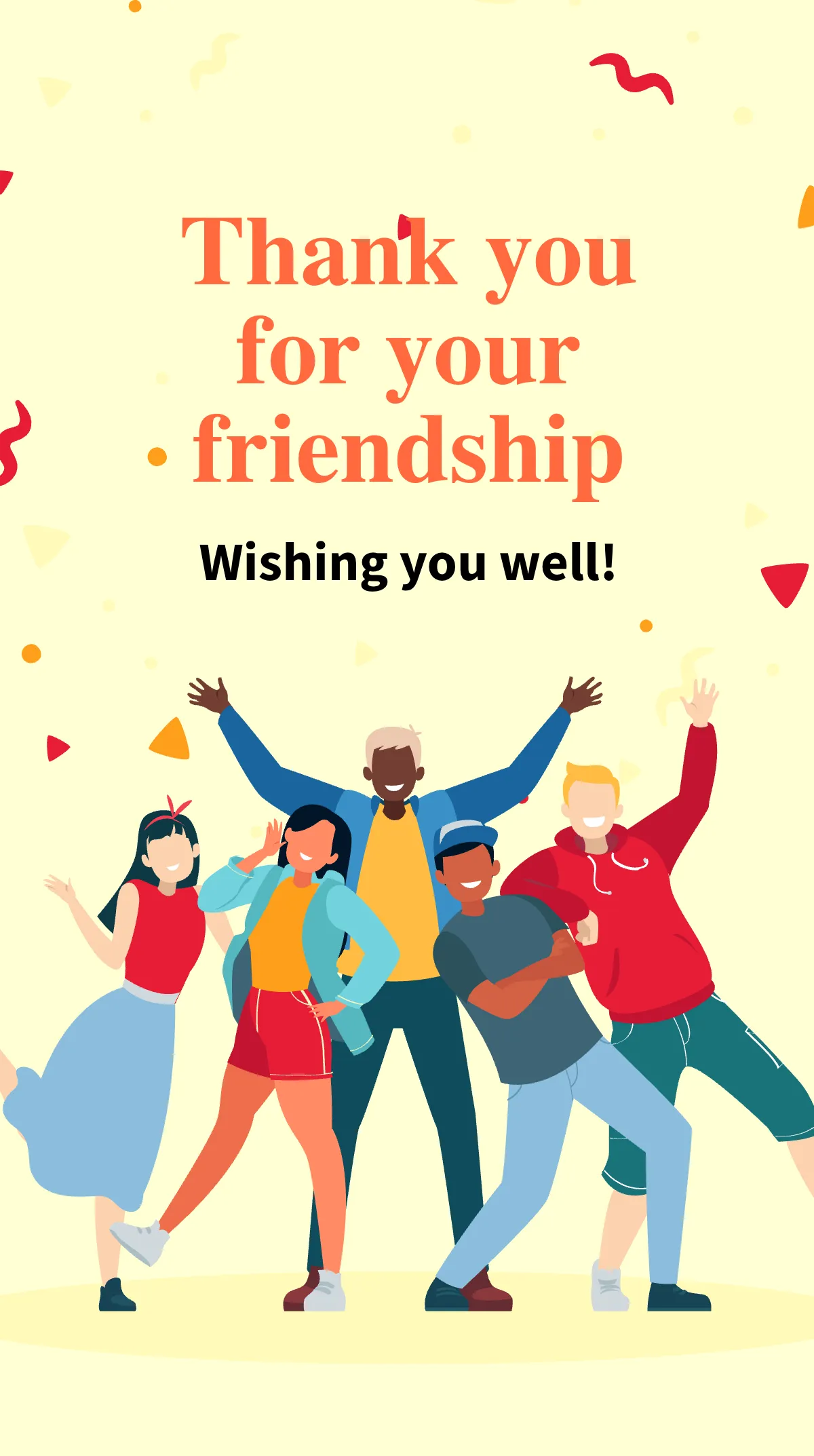Free Funny Friendship Day Instagram Story Template to Edit Online