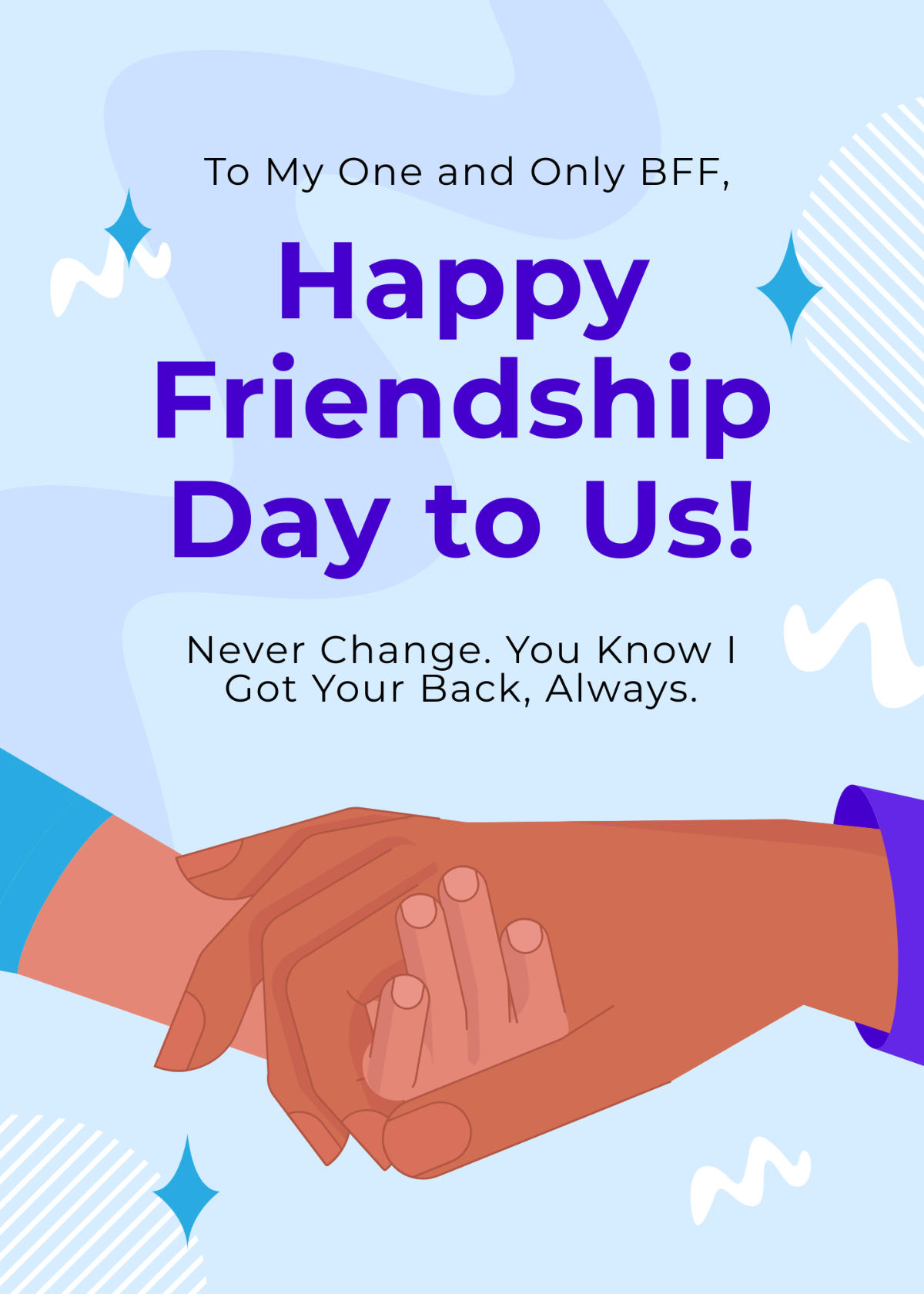 BFF Friendship Day Card