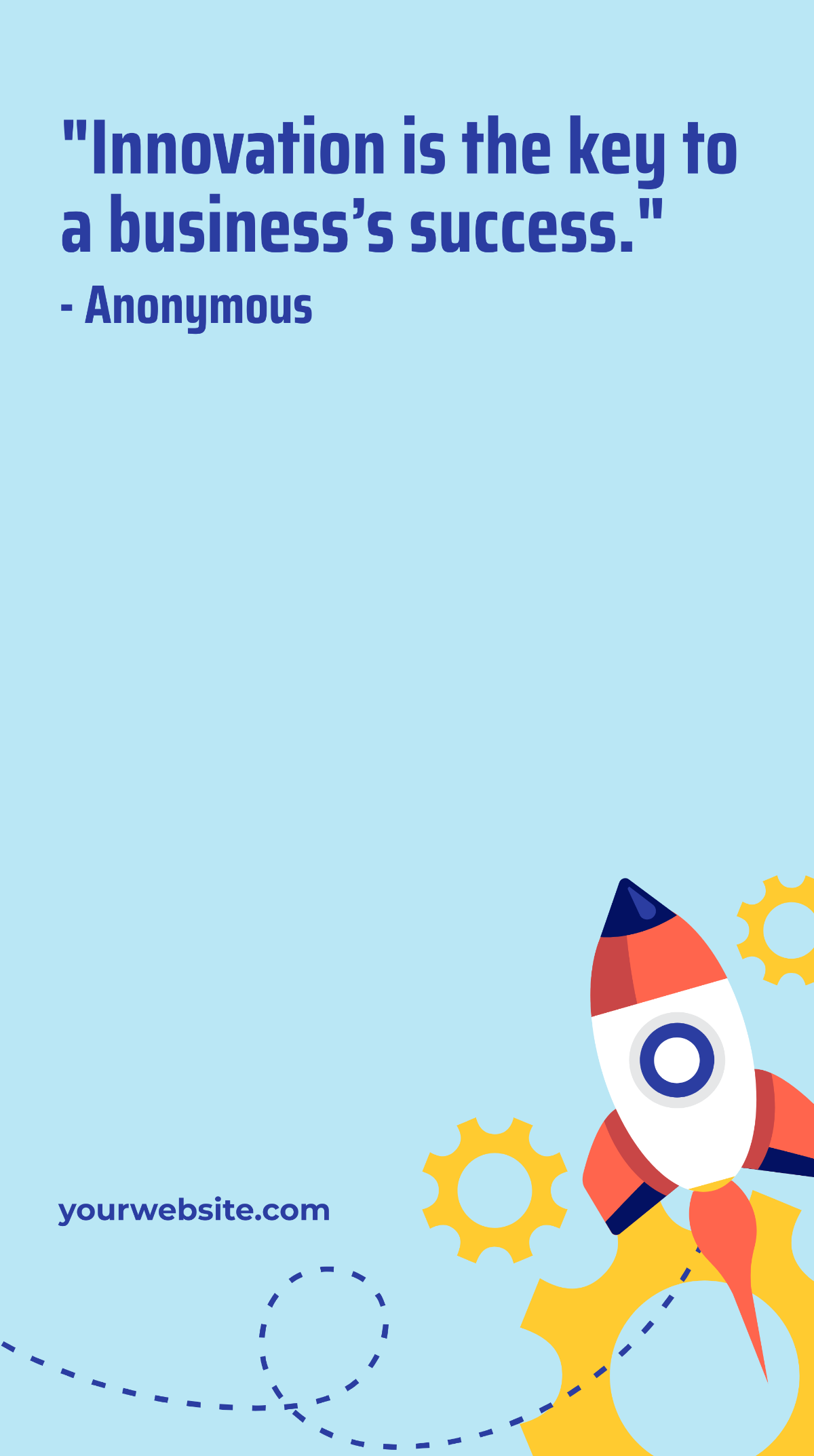 Free Startup Quote Snapchat Geofilter Template