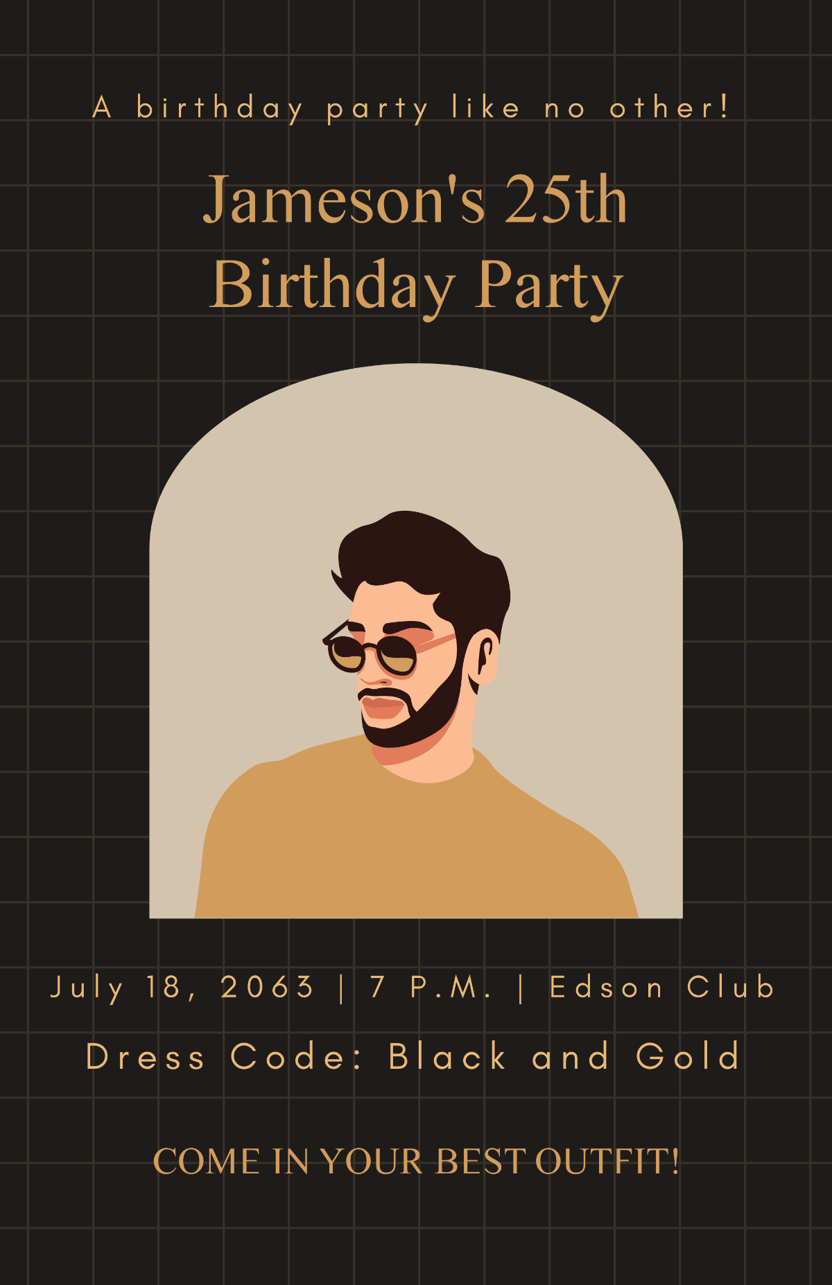 Birthday Party Poster Template