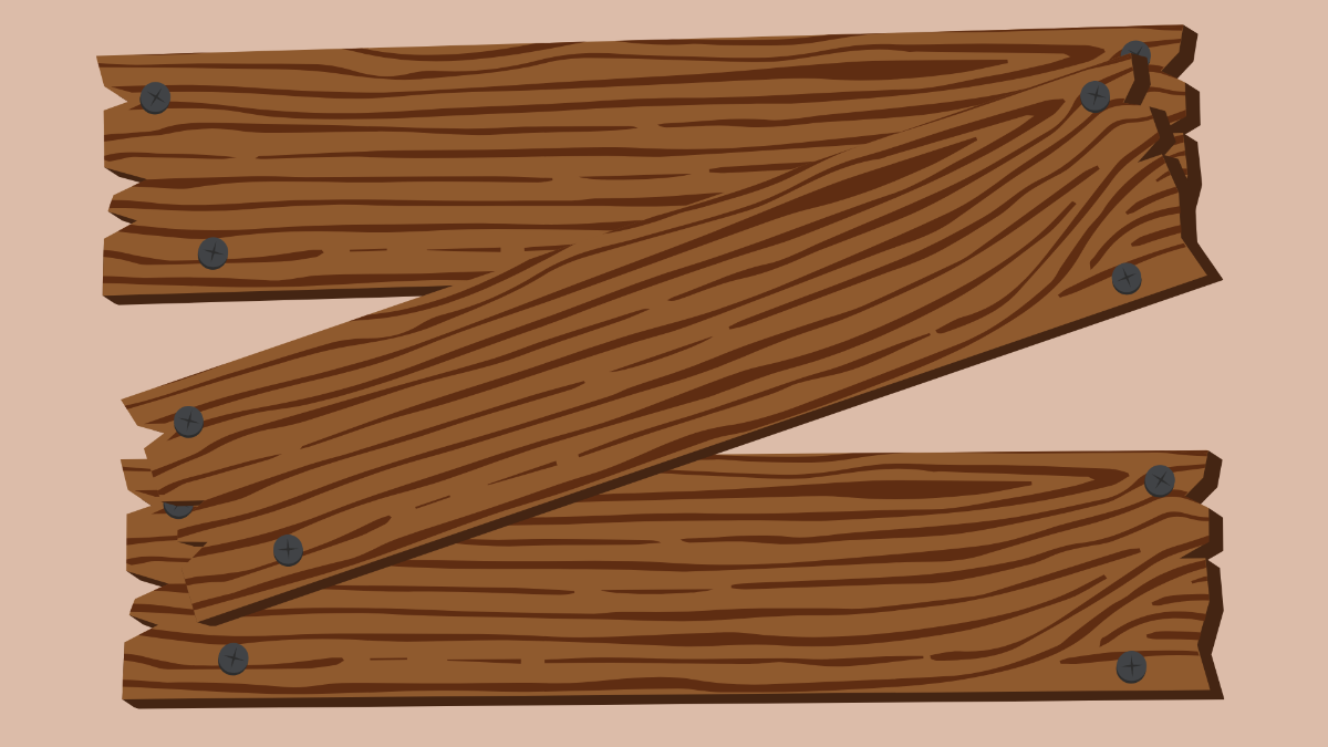 Wood Plank Background Template