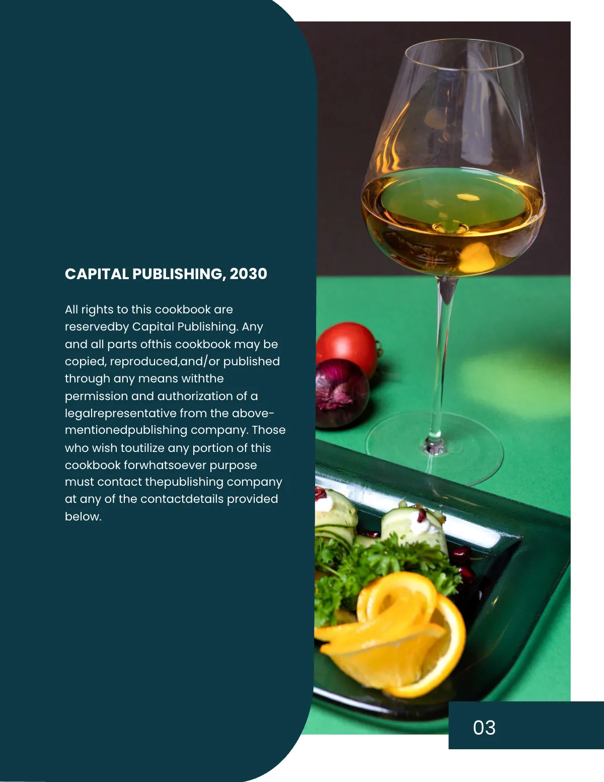 Free Elegant Online Cookbook Template to Edit Online