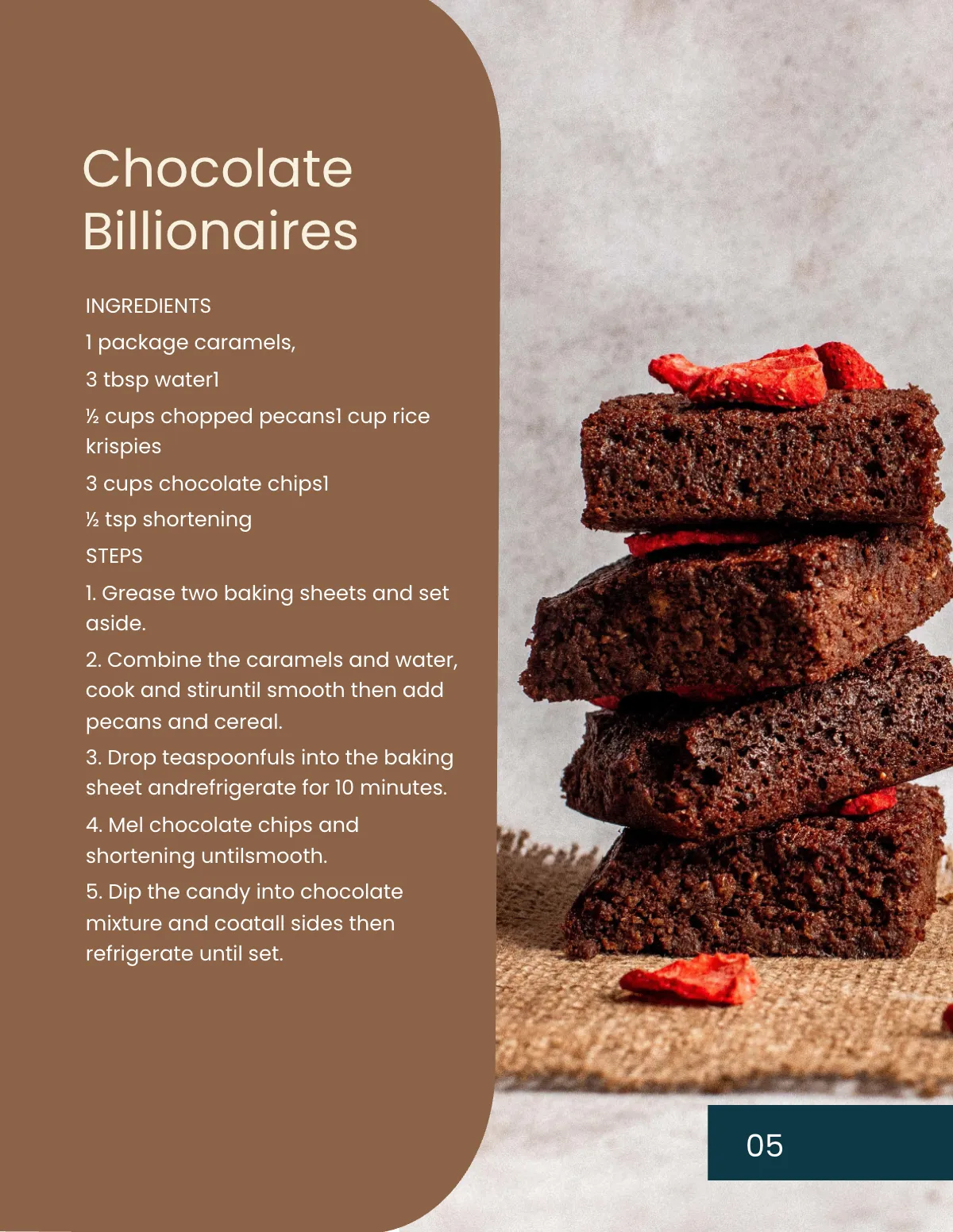 Free Elegant Online Cookbook Template to Edit Online