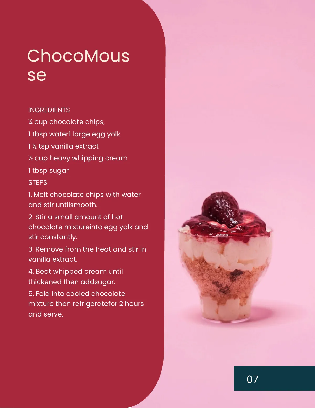 Free Elegant Online Cookbook Template to Edit Online