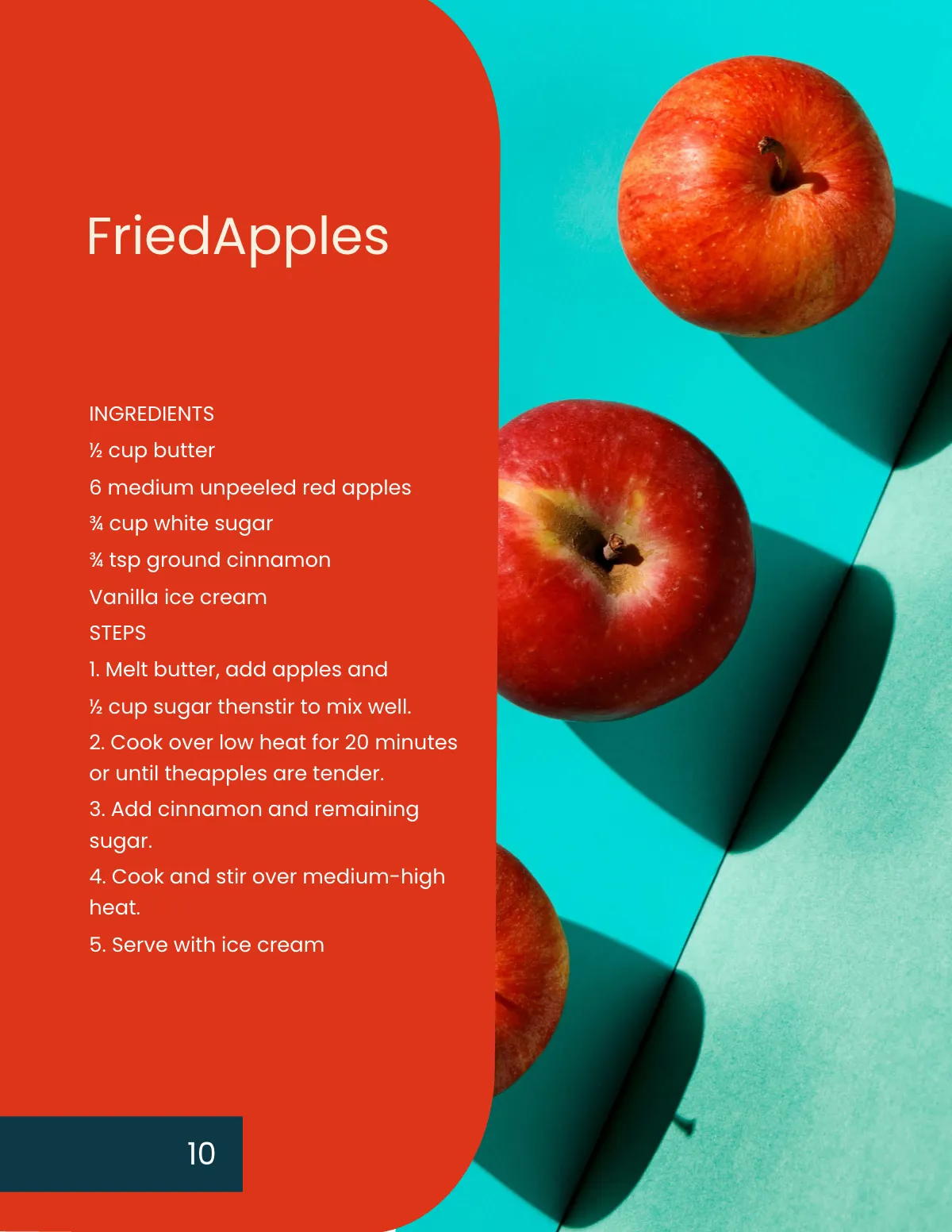 Free Elegant Online Cookbook Template to Edit Online