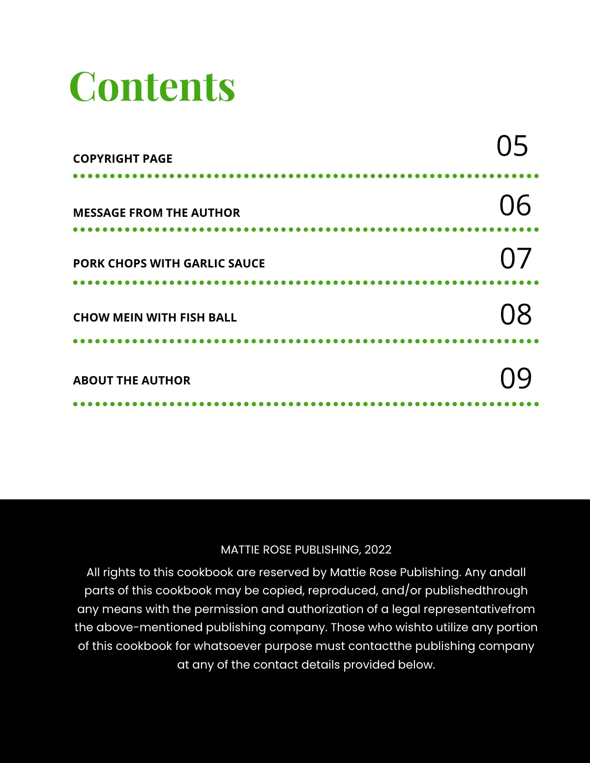 Free Digital Recipe Cookbook Template to Edit Online