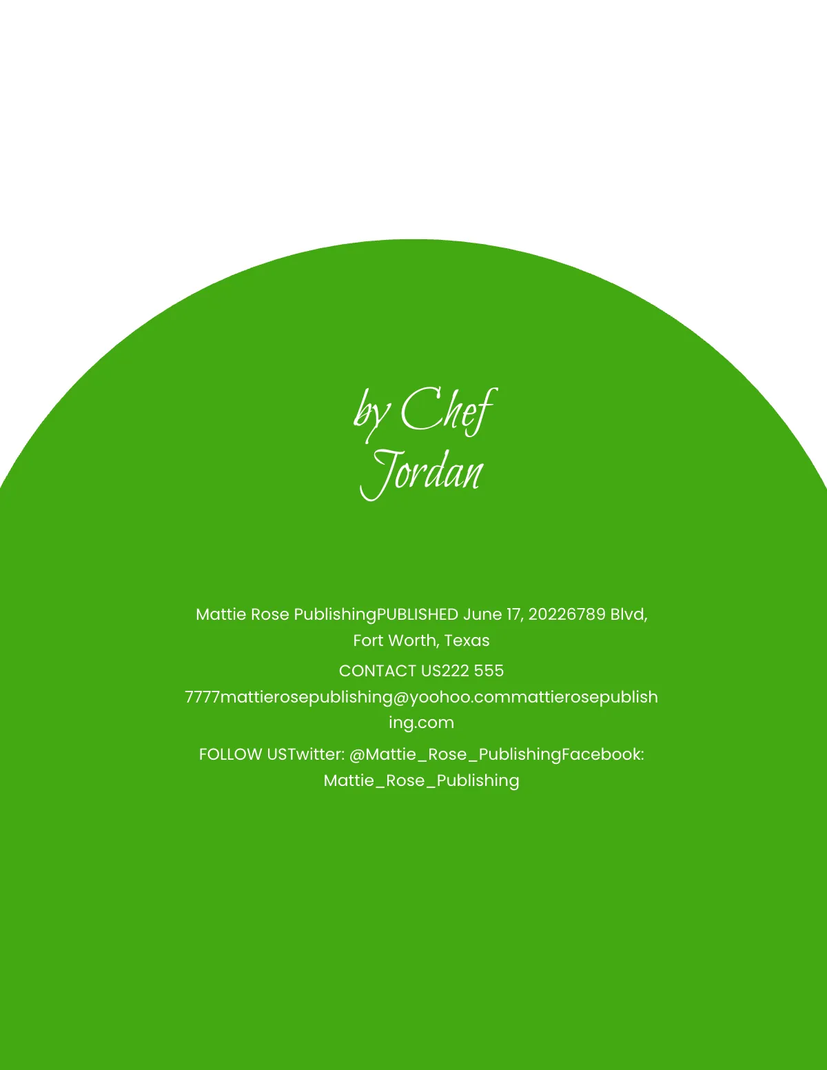 Free Digital Recipe Cookbook Template to Edit Online
