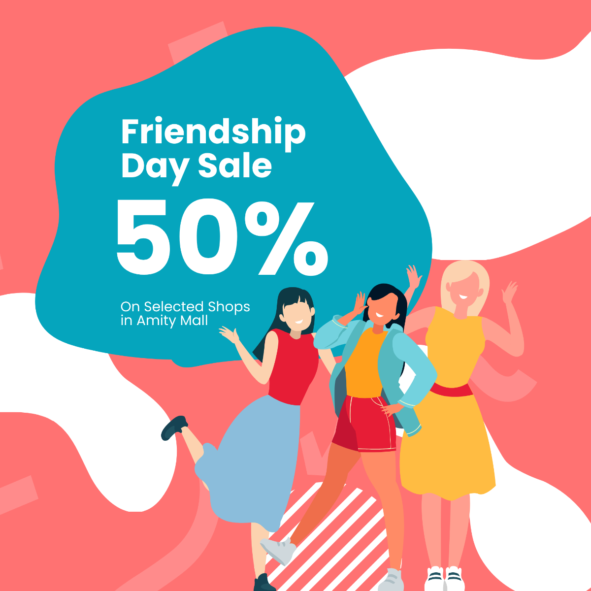 Friendship Day Sale Instagram Post Template