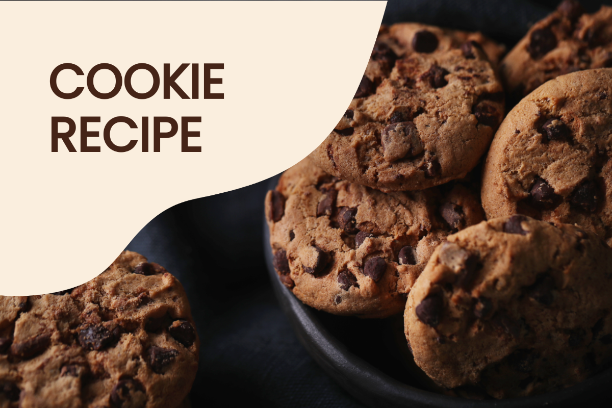 Simple Cookie Recipe Card