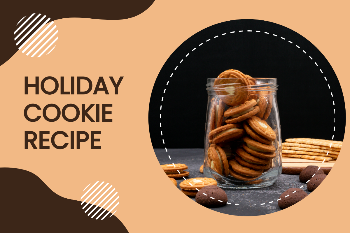 Free Holiday Cookie Recipe Card Template