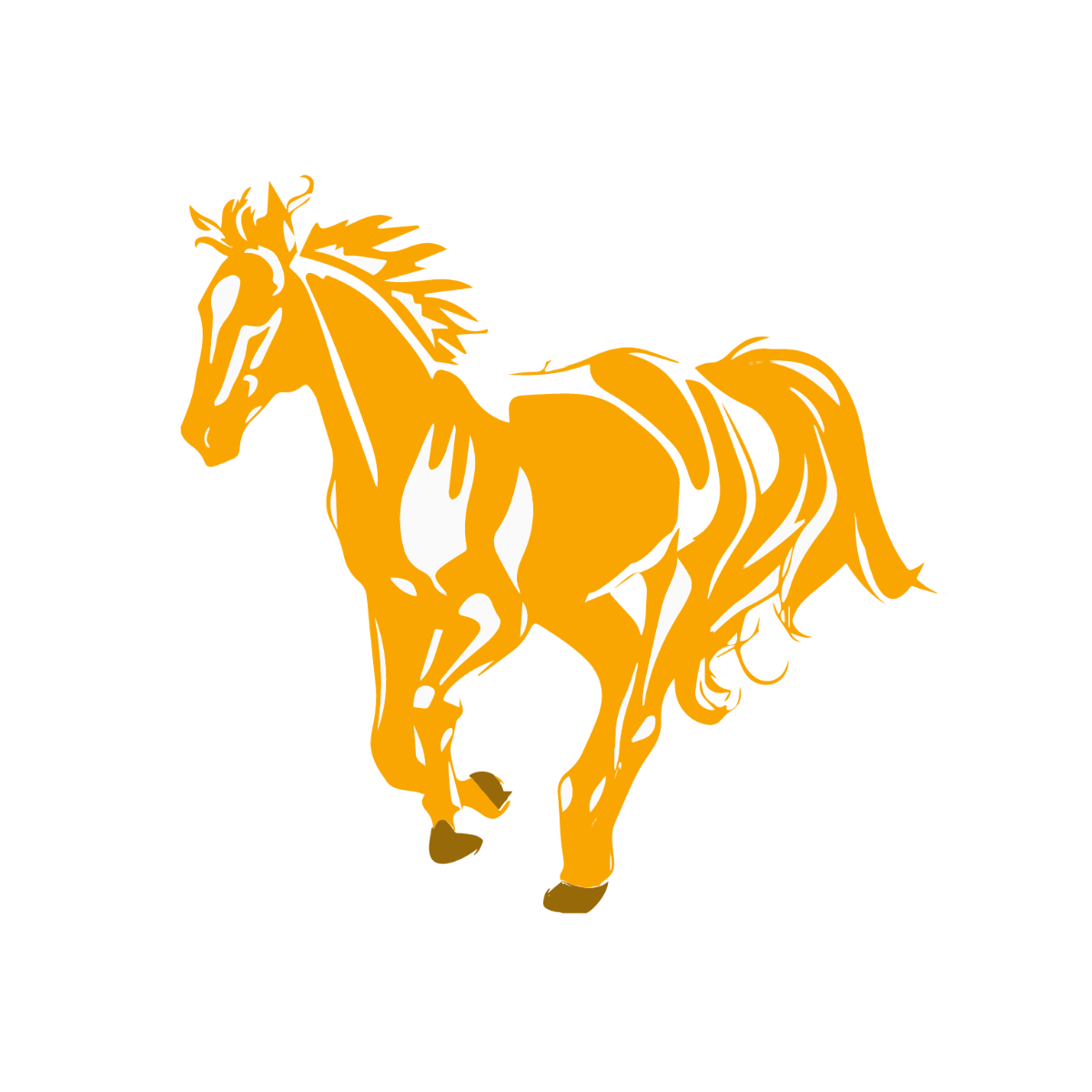 Free Horse Ornament clipart Template