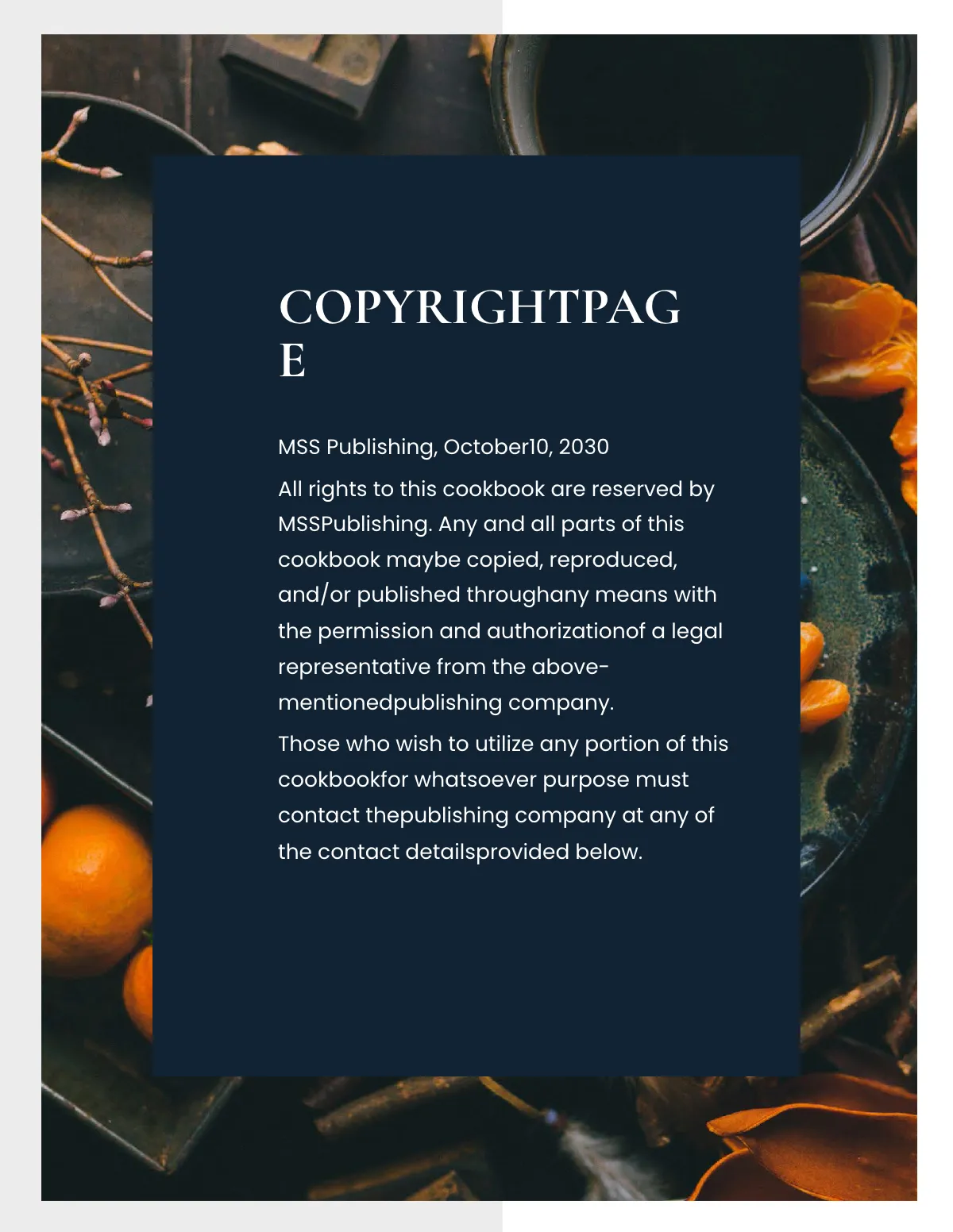 Free Online Vegetarian Cookbook Template to Edit Online