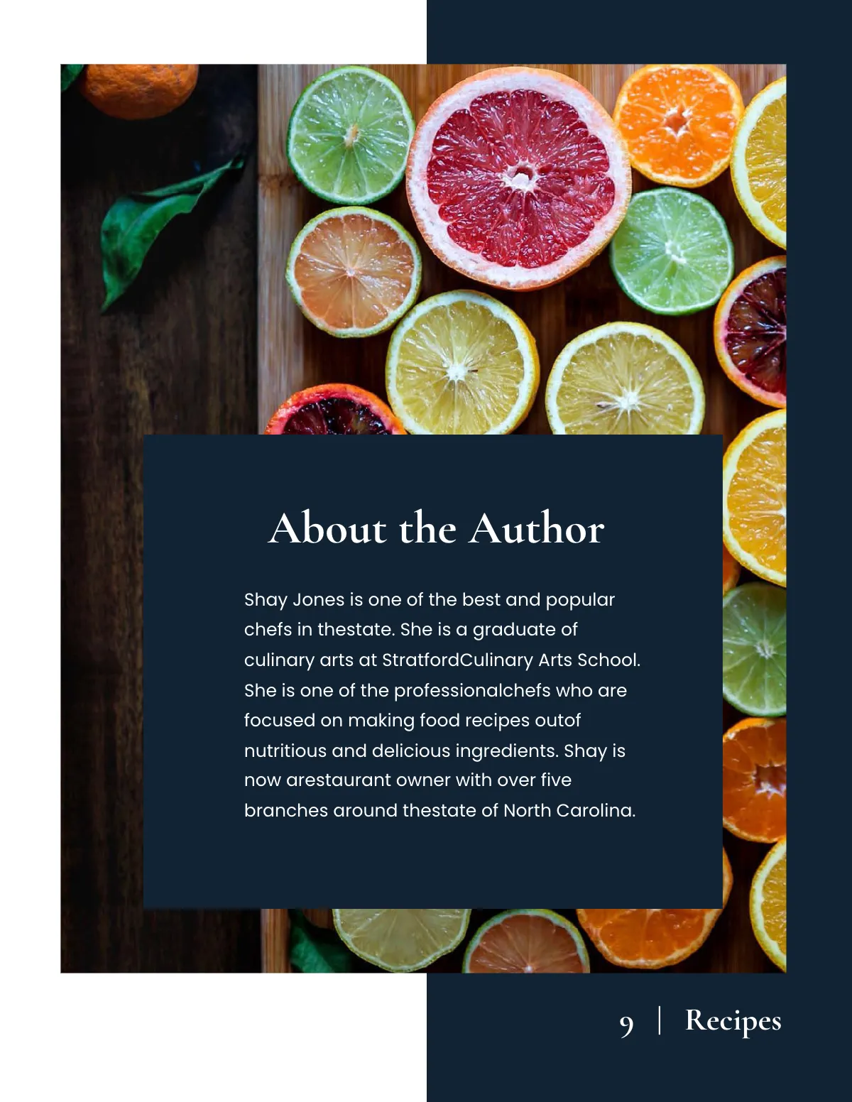 Free Online Vegetarian Cookbook Template to Edit Online