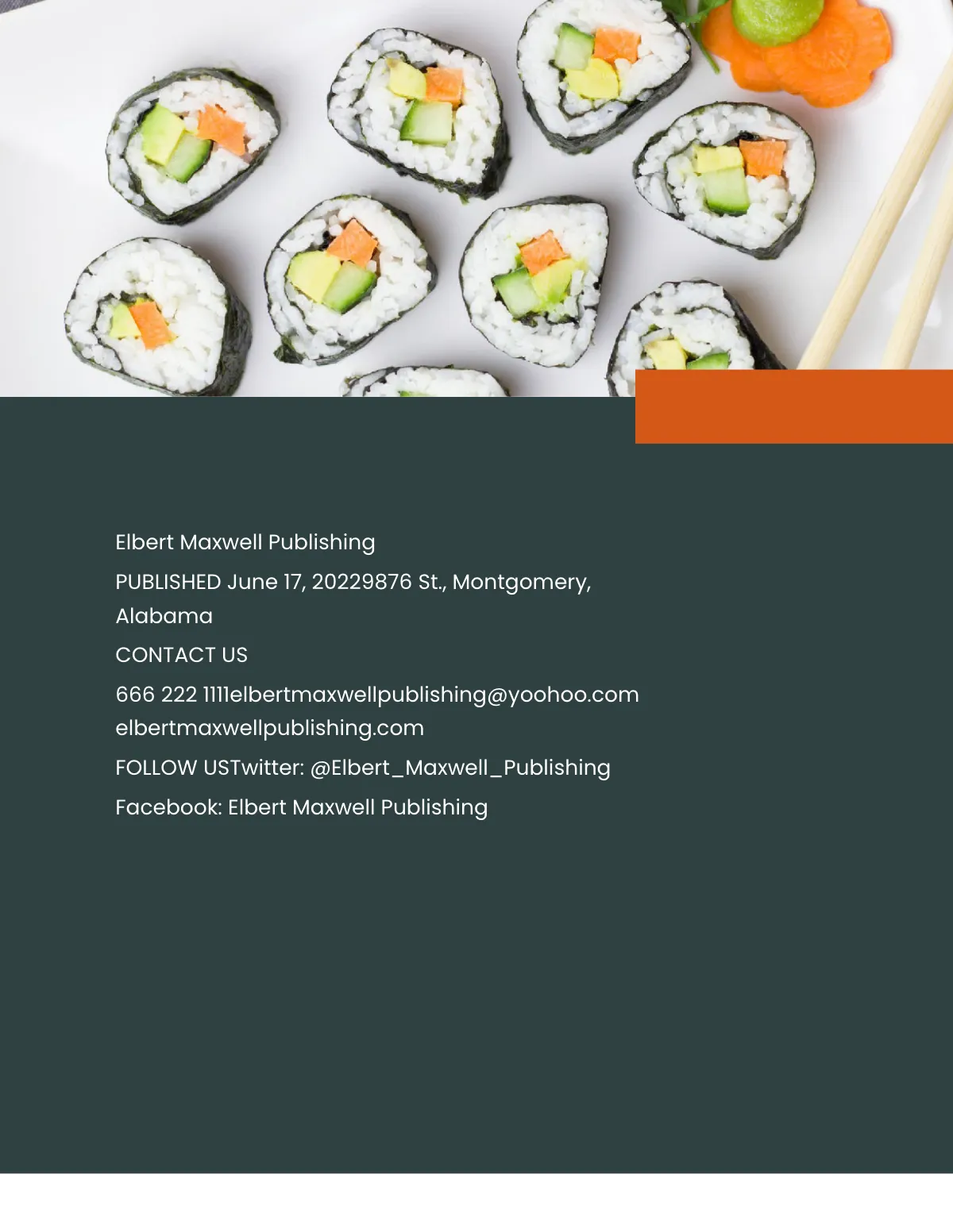 Free Creative Online Cookbook Template to Edit Online