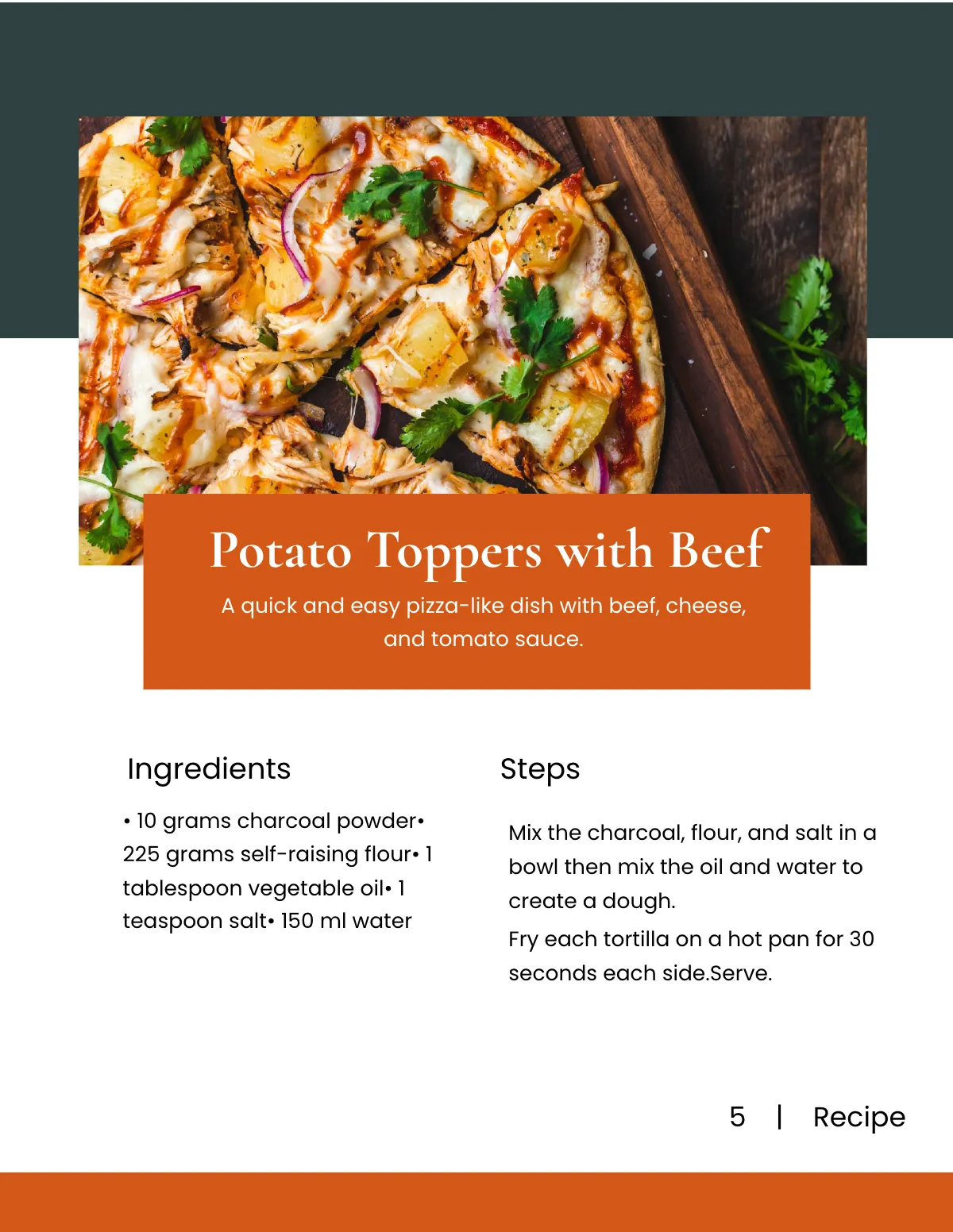 Free Creative Online Cookbook Template to Edit Online