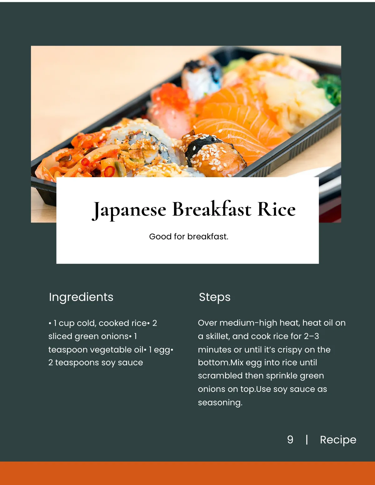 Free Creative Online Cookbook Template to Edit Online