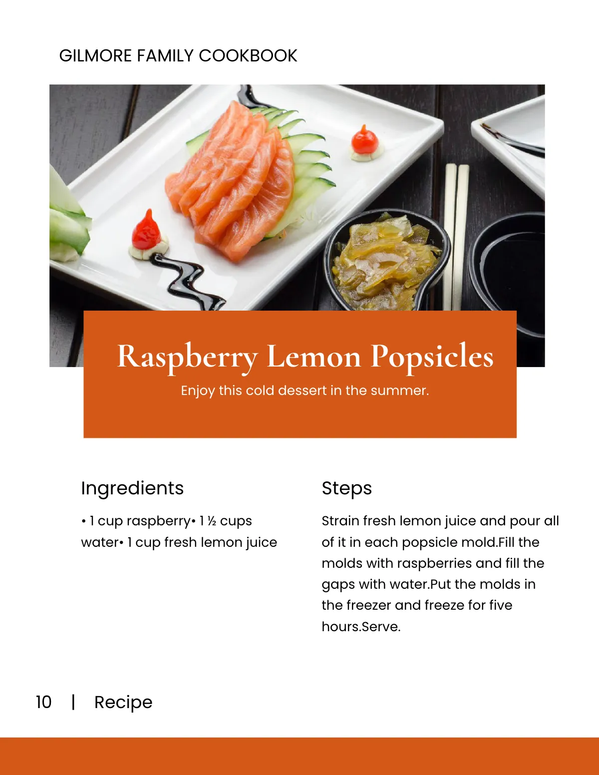 Free Creative Online Cookbook Template to Edit Online