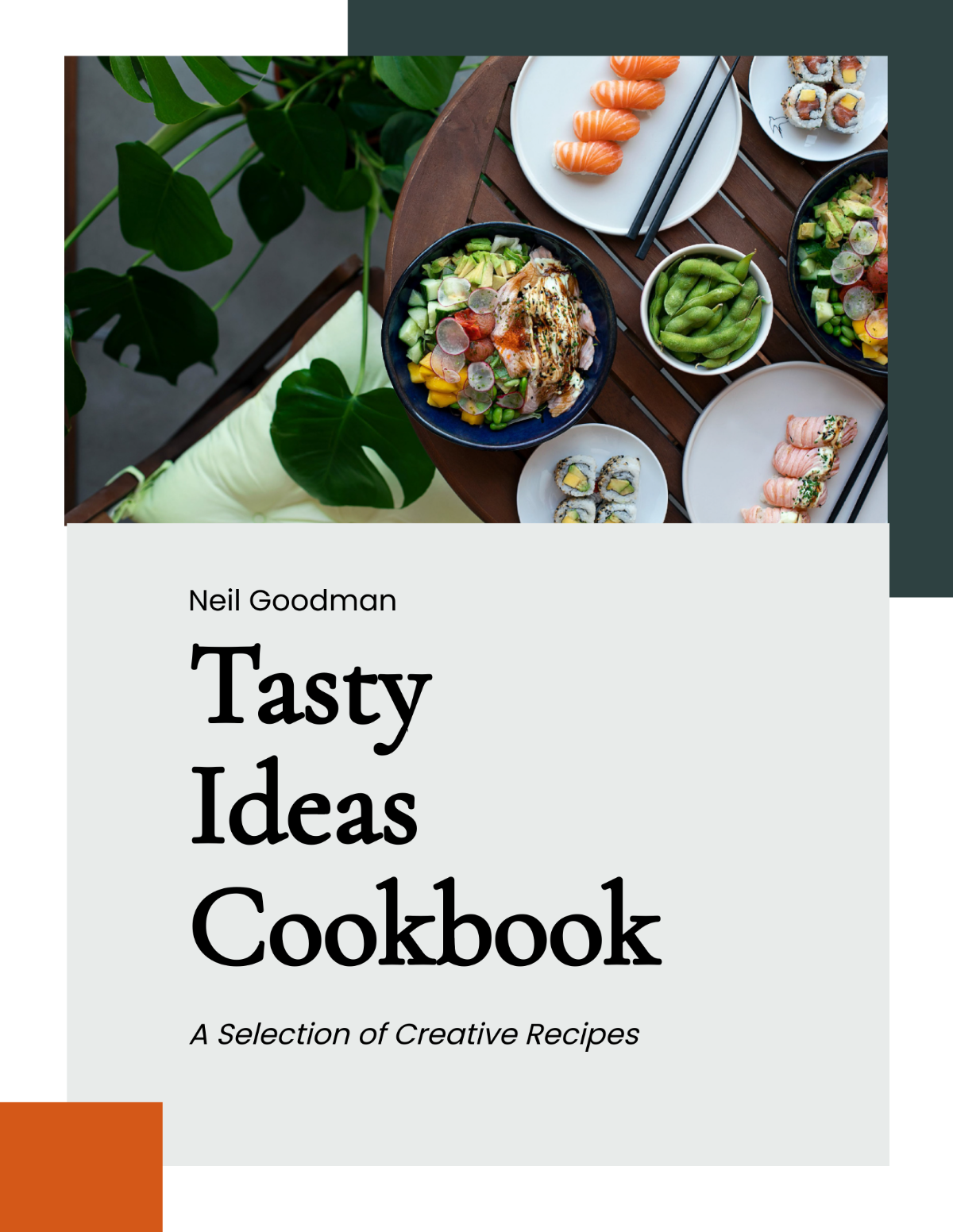 Free Creative Online Cookbook Template