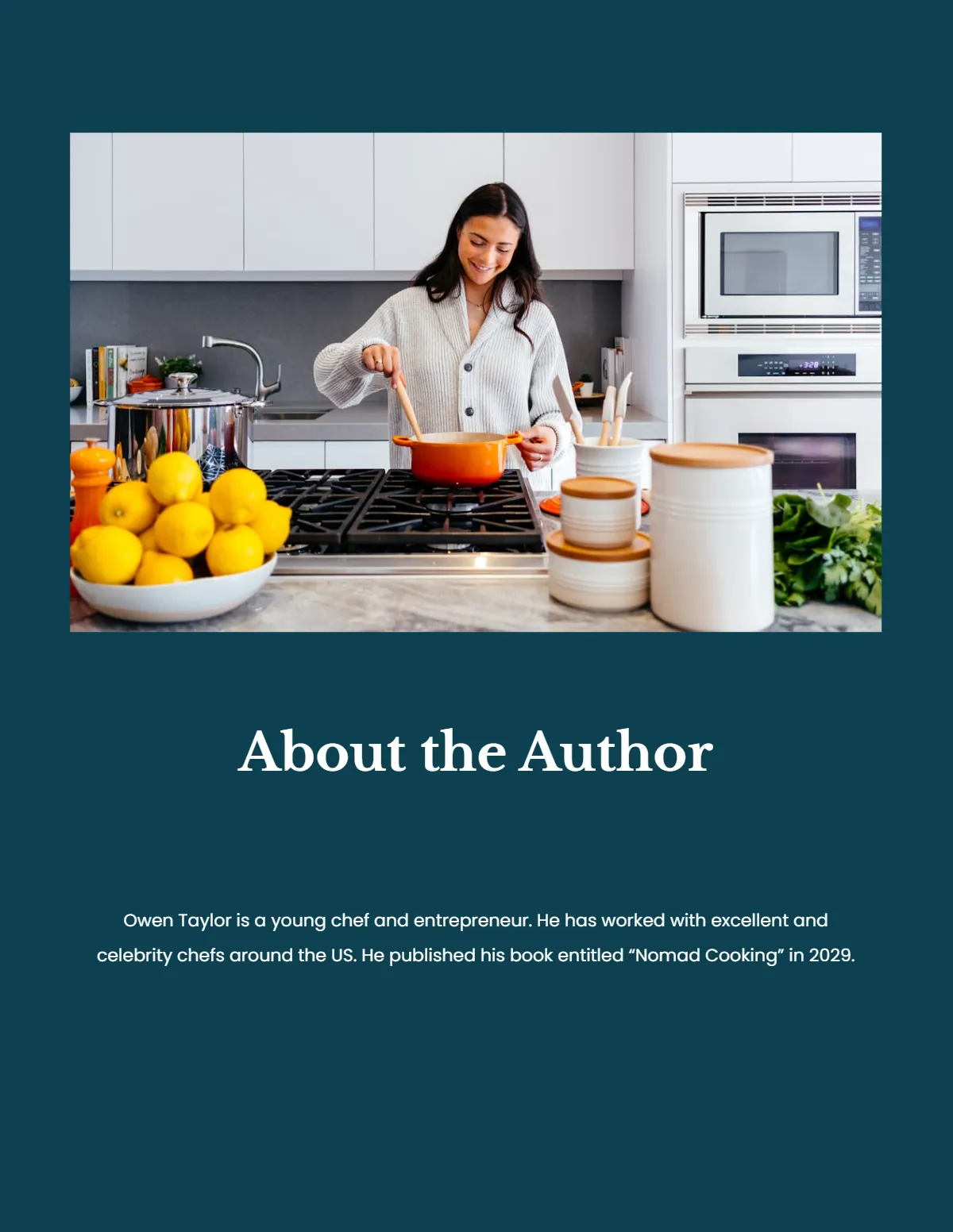 Free Digital Kitchen Cookbook Template to Edit Online
