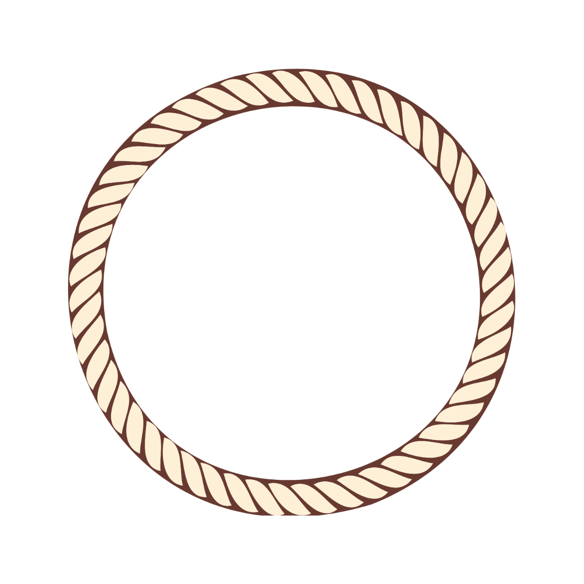 Rope Circle clipart Template