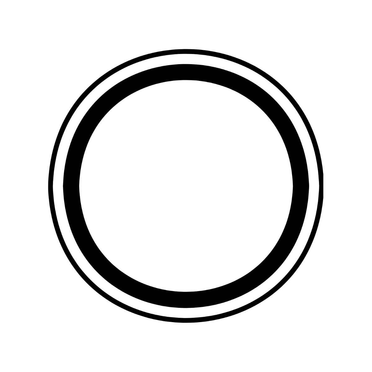 Black Circle clipart Template