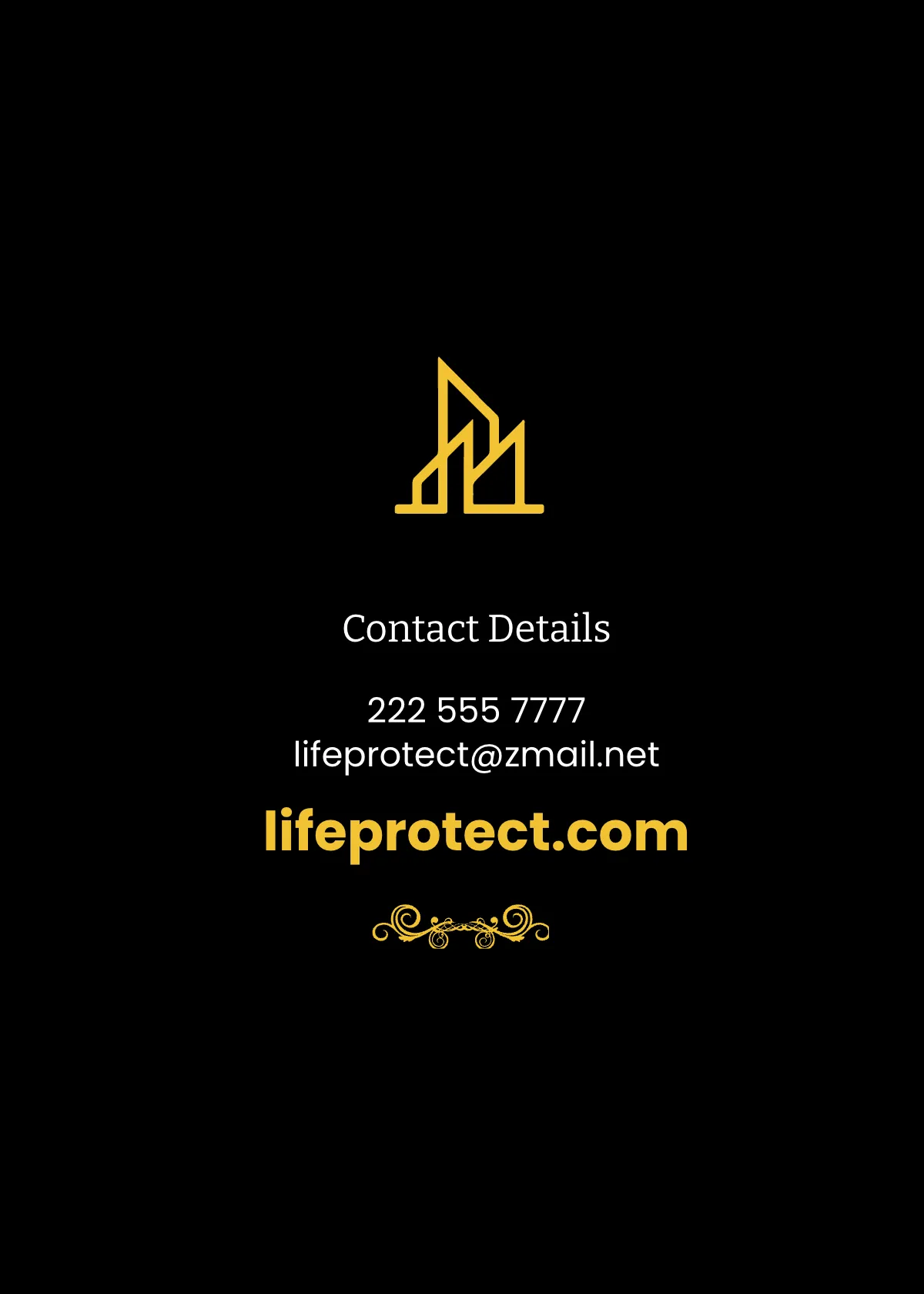 Free Elegant Insurance Card Template to Edit Online