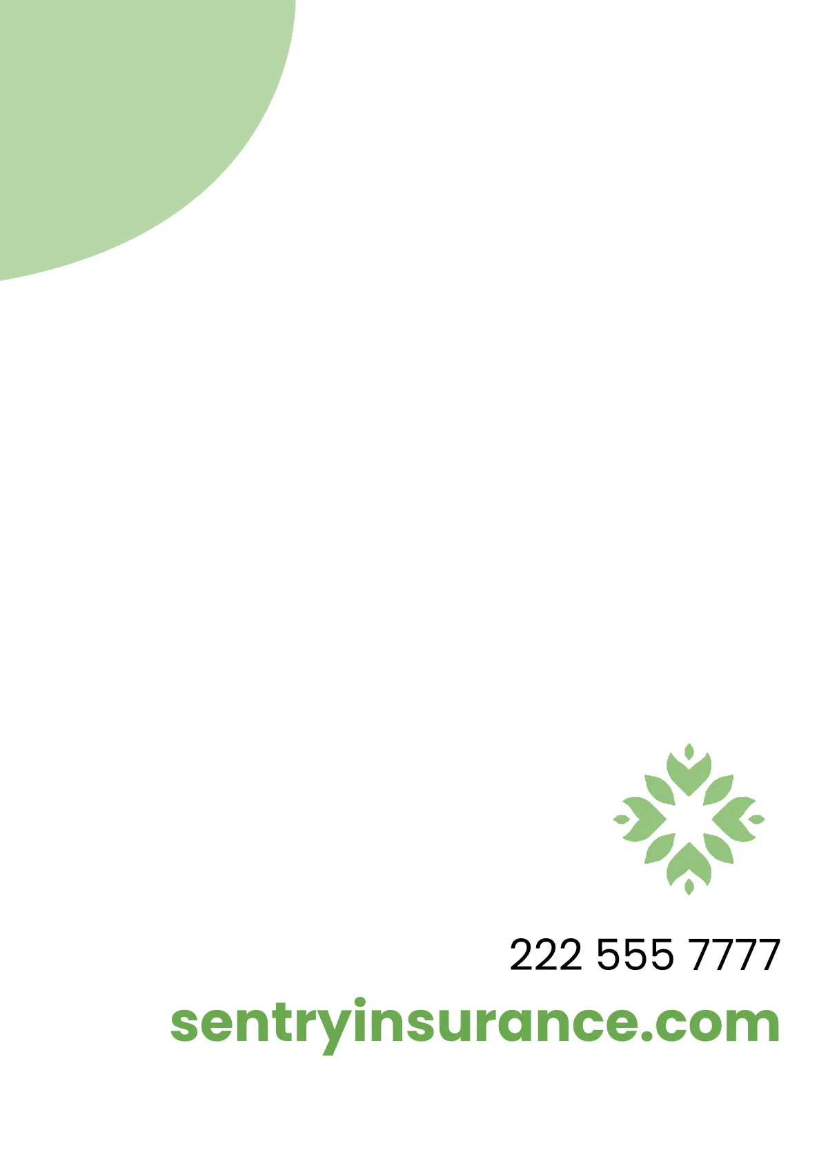 Free Blank Insurance Card Template to Edit Online