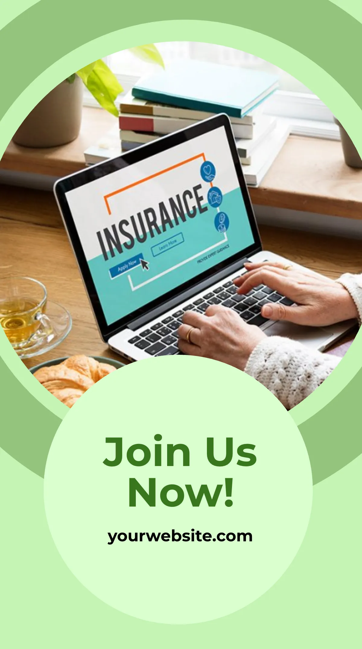 Free Insurance Marketing Instagram Story Template to Edit Online