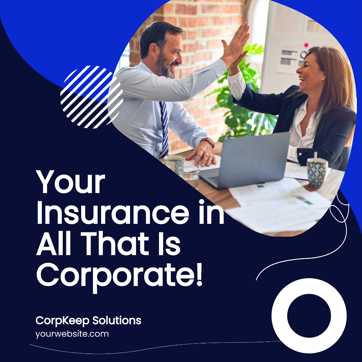 Corporate Insurance Instagram Post Template