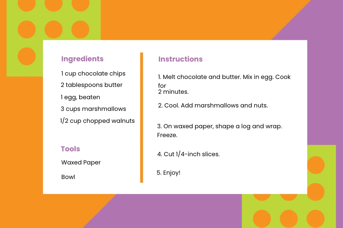 Free Retro Holiday Recipe Card Template to Edit Online