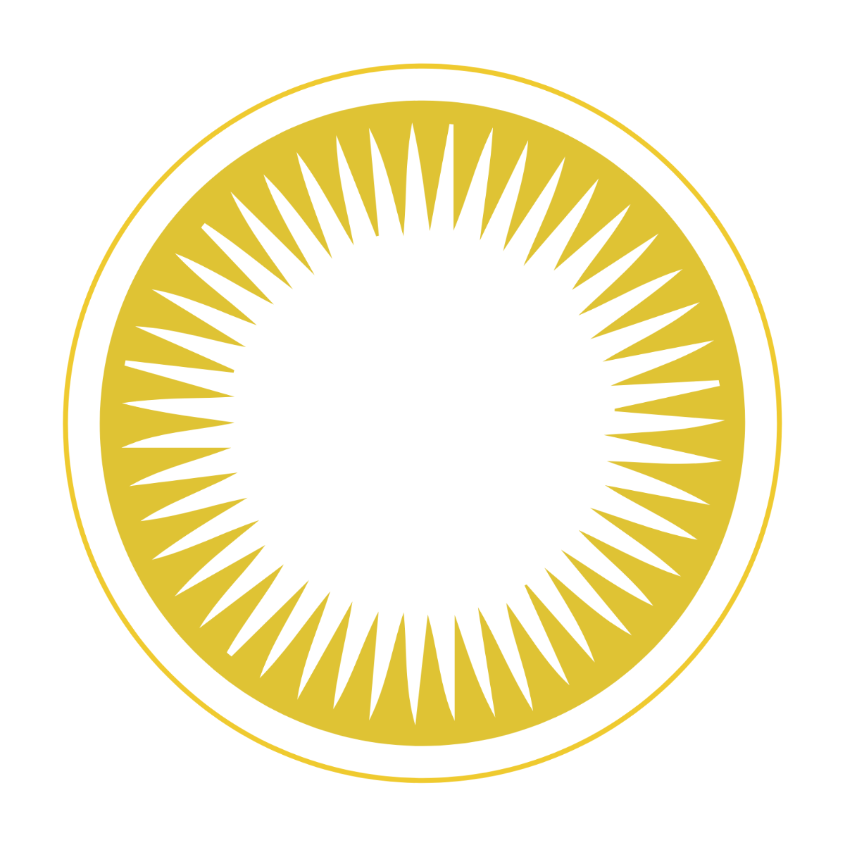 Gold Circle clipart Template