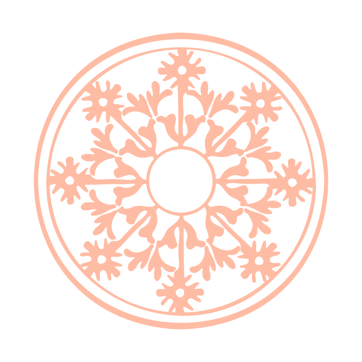 Free Circle Ornament clipart Template