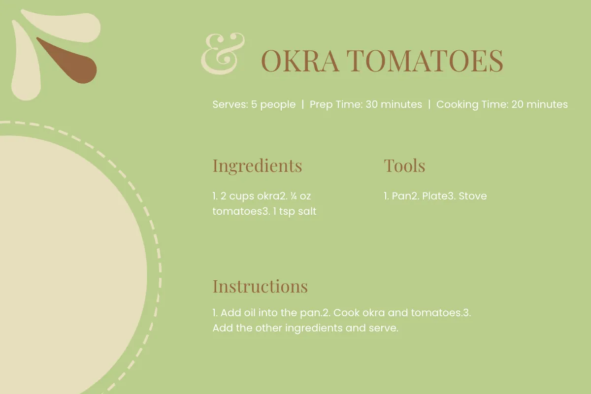 Free Vintage Current Recipe Card Template to Edit Online