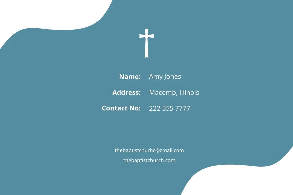 Free Church Connect Card Template to Edit Online