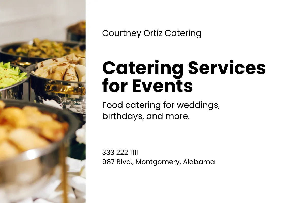 Free Service Card Template to Edit Online