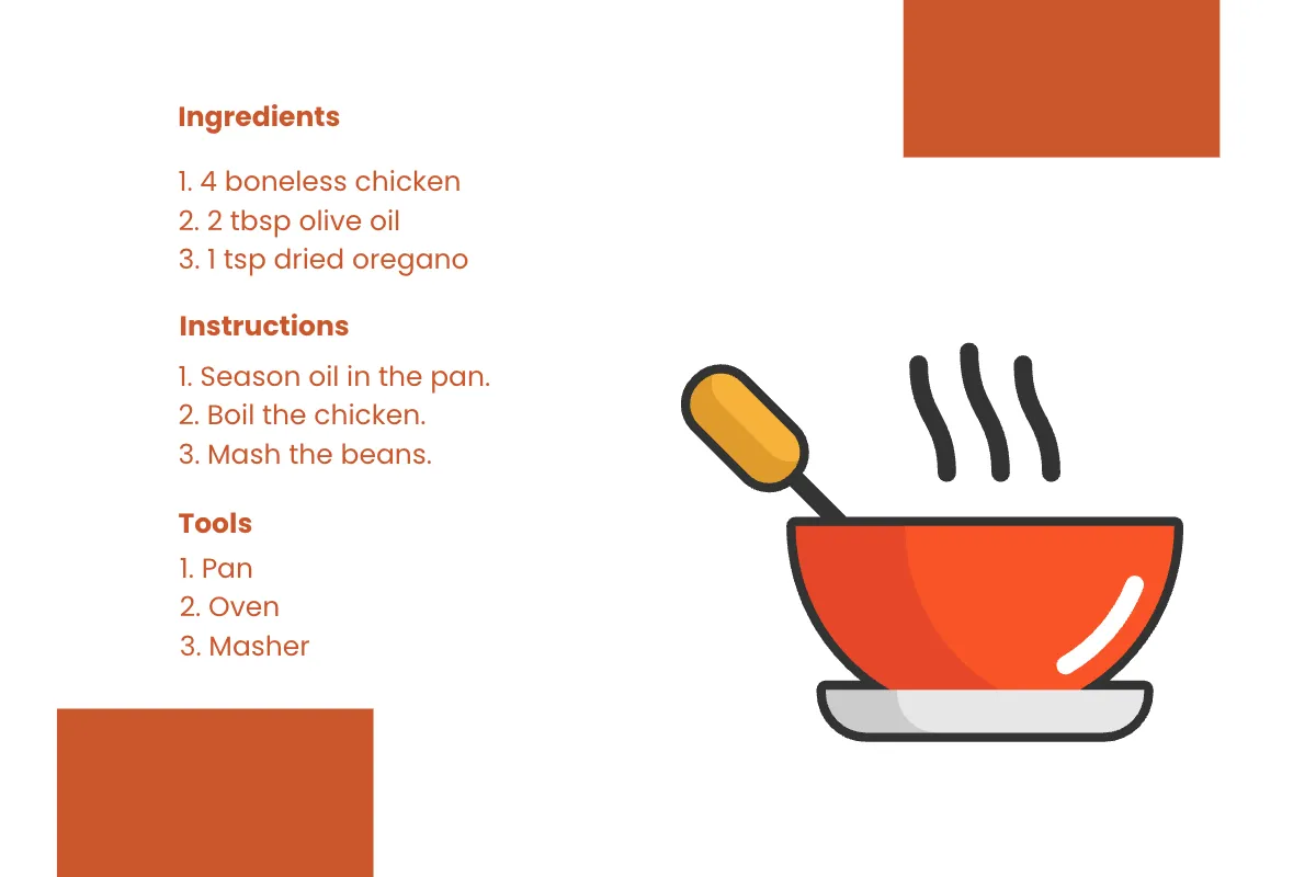 Free Blank Vintage Recipe Card Template to Edit Online