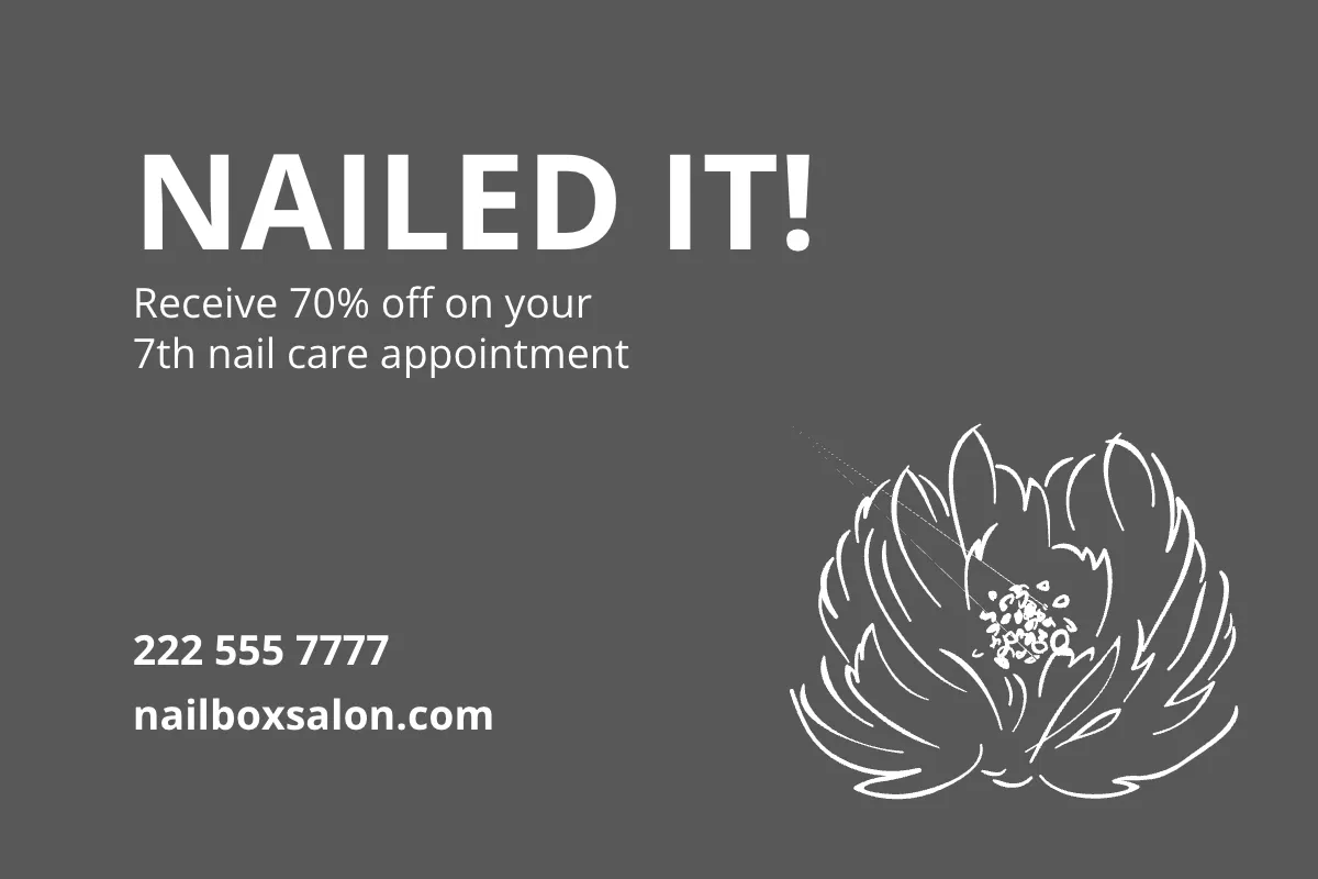 Free Printable Loyalty Card Template to Edit Online