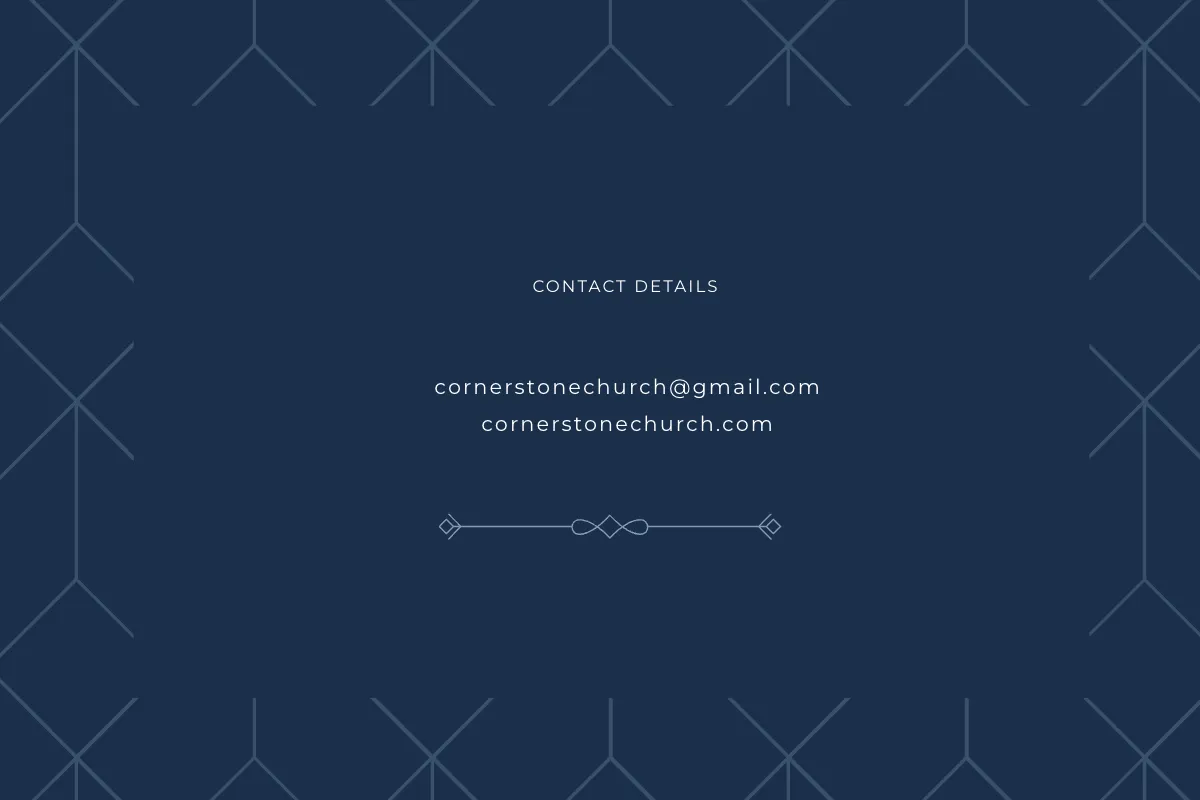 Free Church Information Card Template to Edit Online