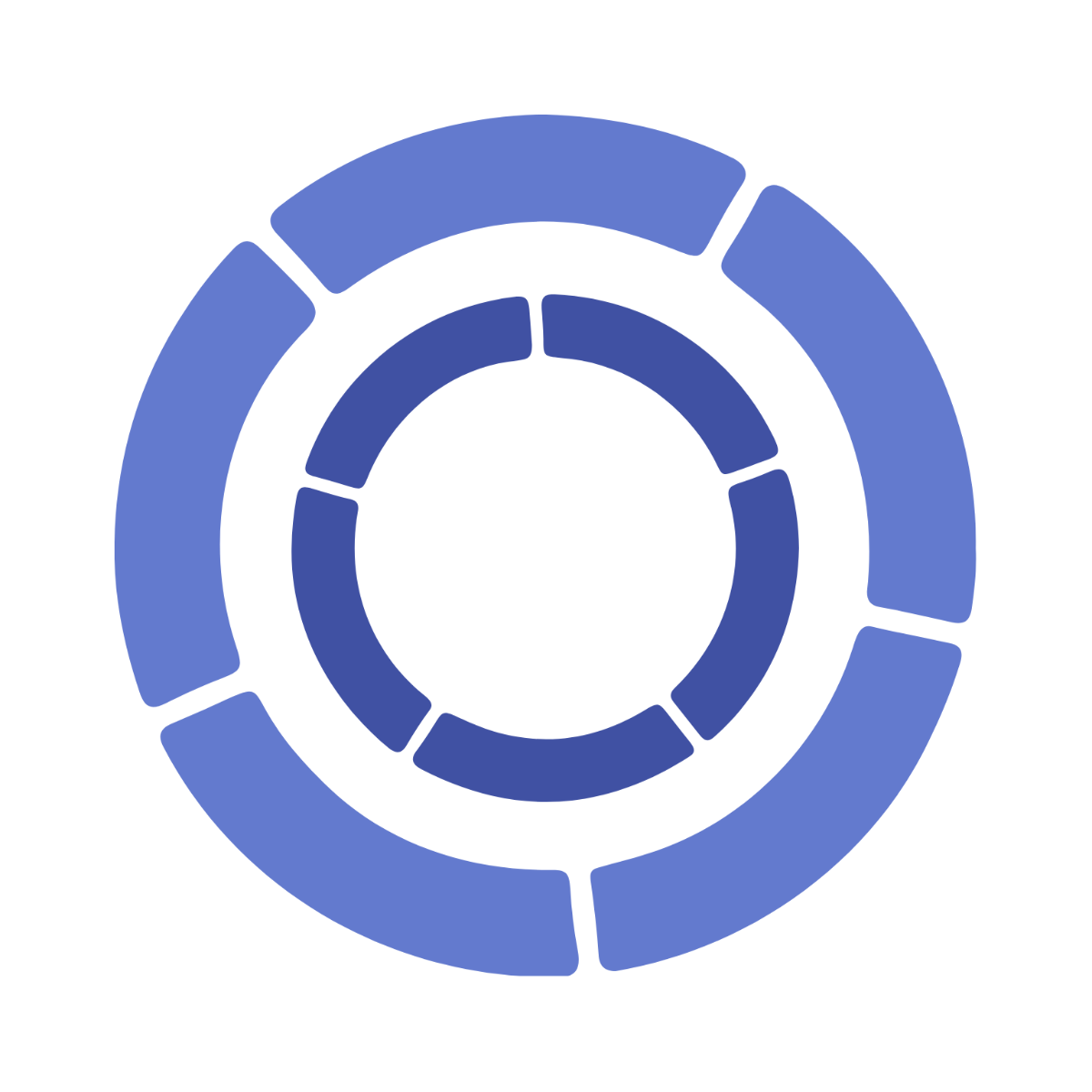 Blue Circle clipart Template