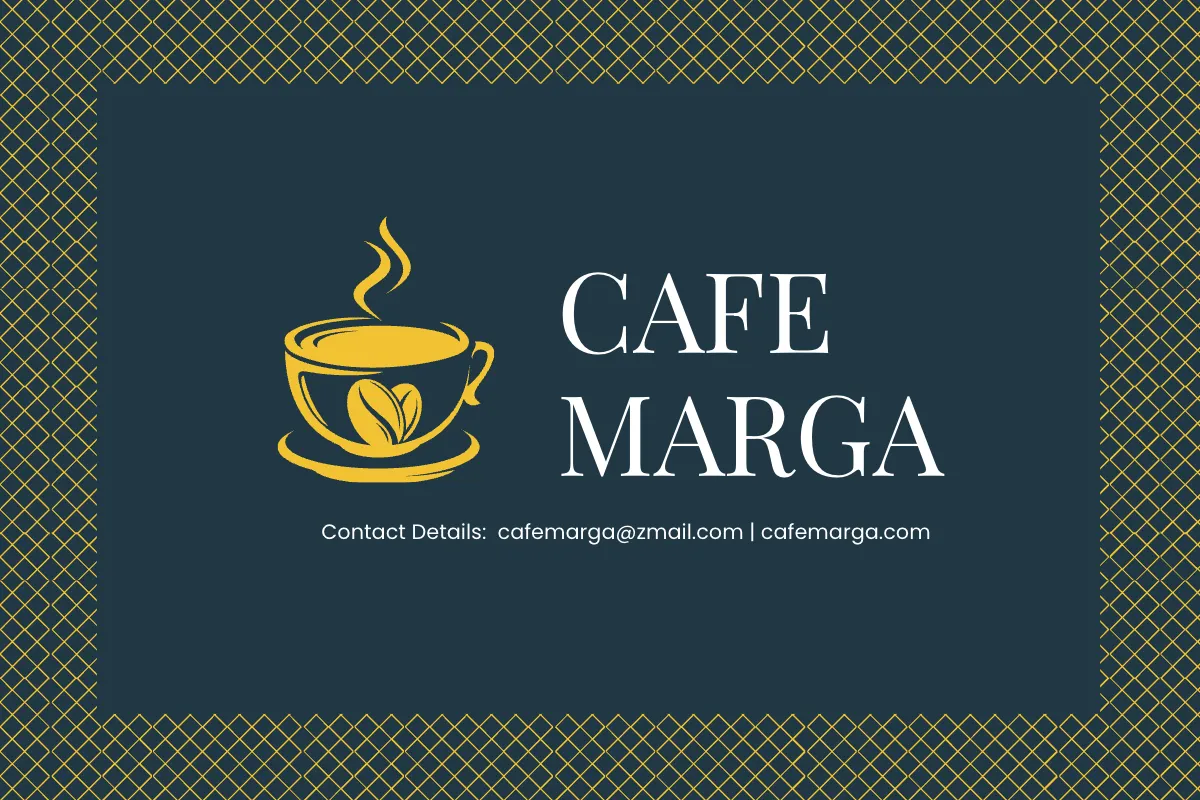 Free Cafe Loyalty Card Template to Edit Online