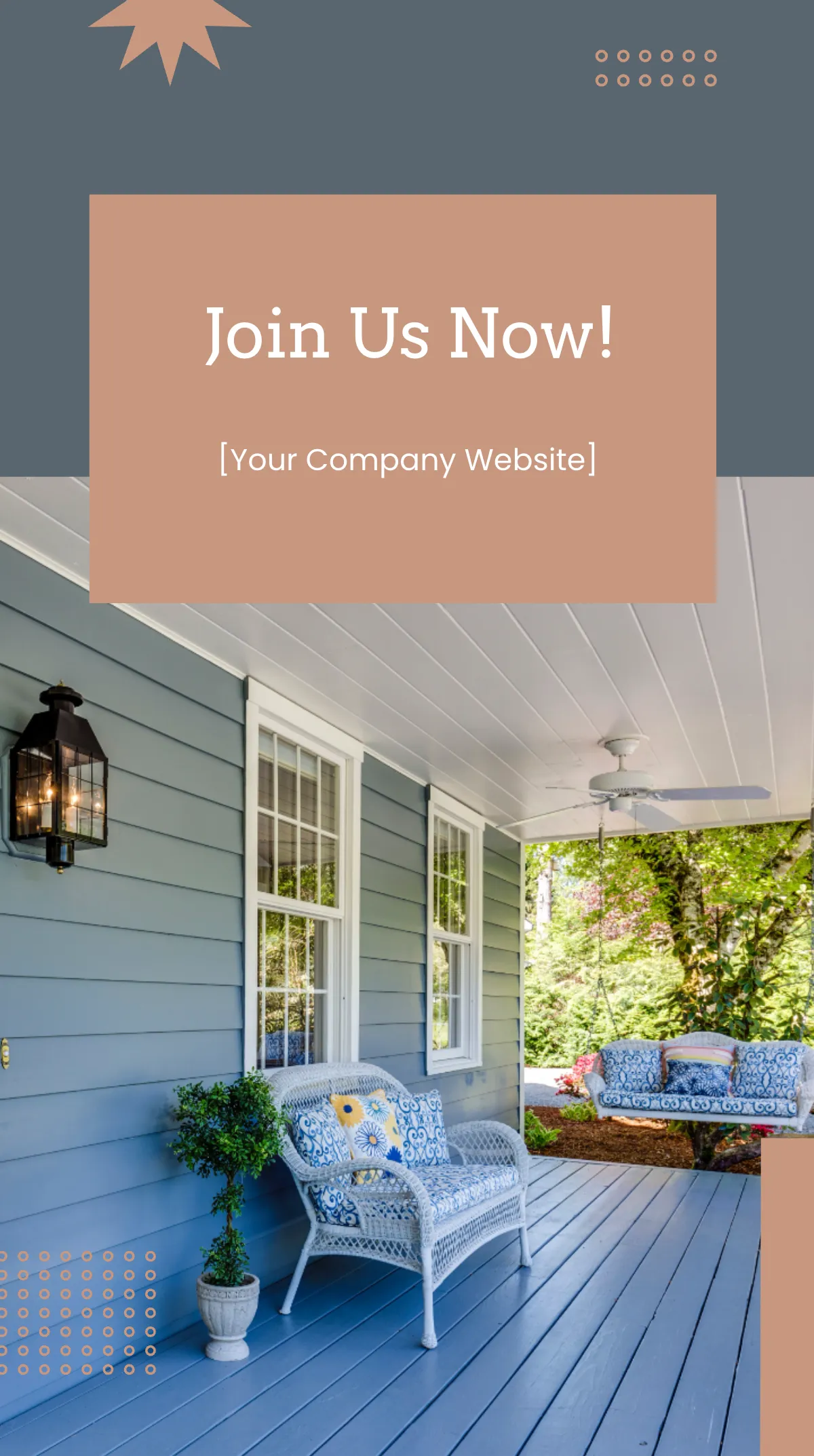 Free Home Insurance Instagram Story Template to Edit Online