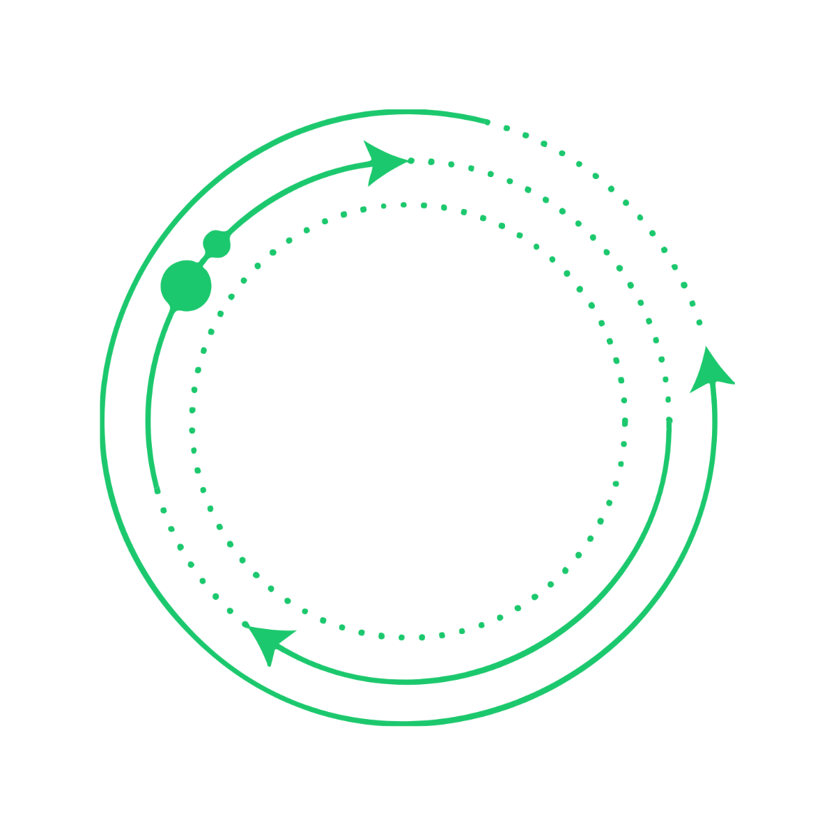 Green Circle clipart Template
