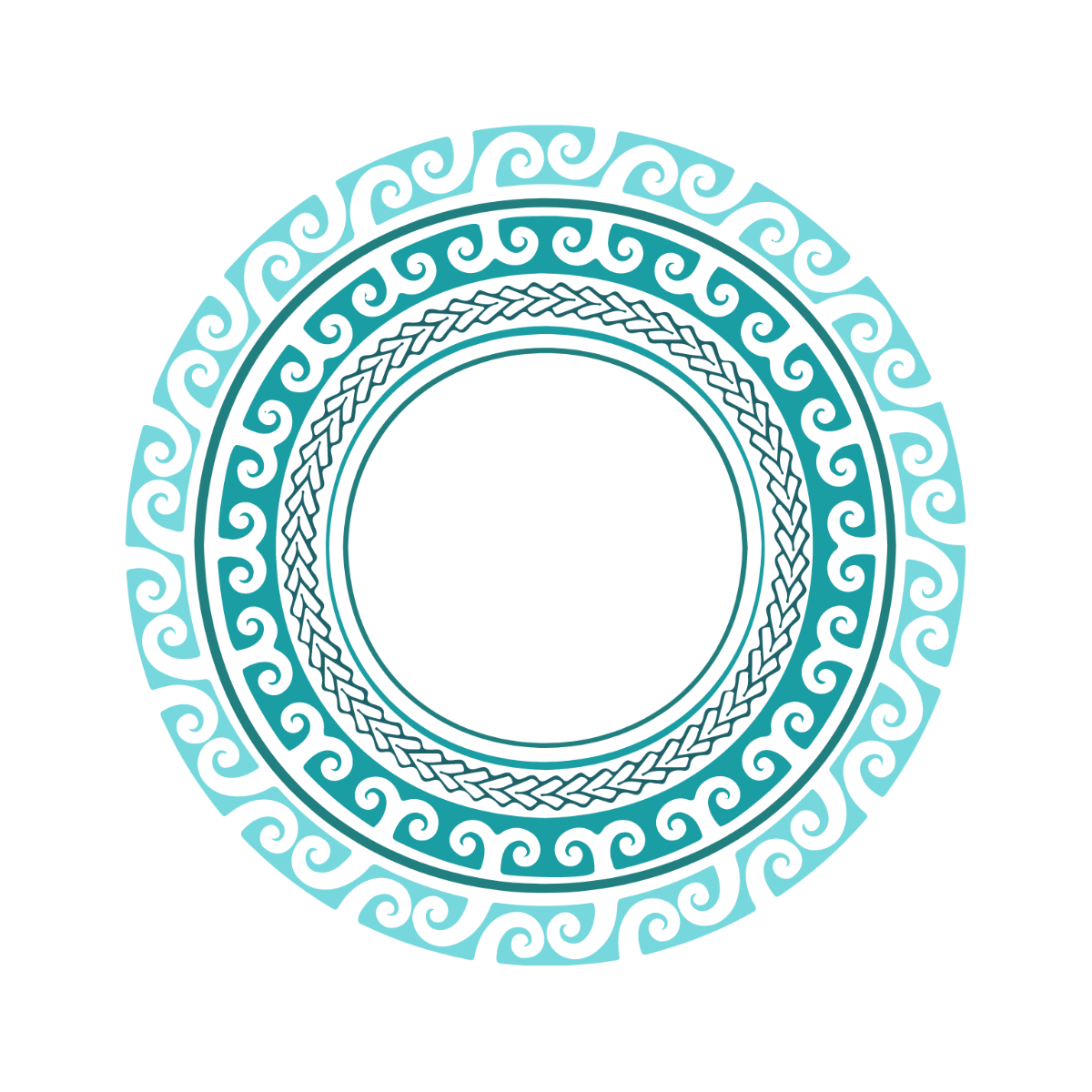Tribal Circle clipart Template