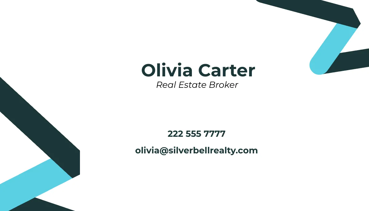 Free Real Estate Calling Card Template to Edit Online