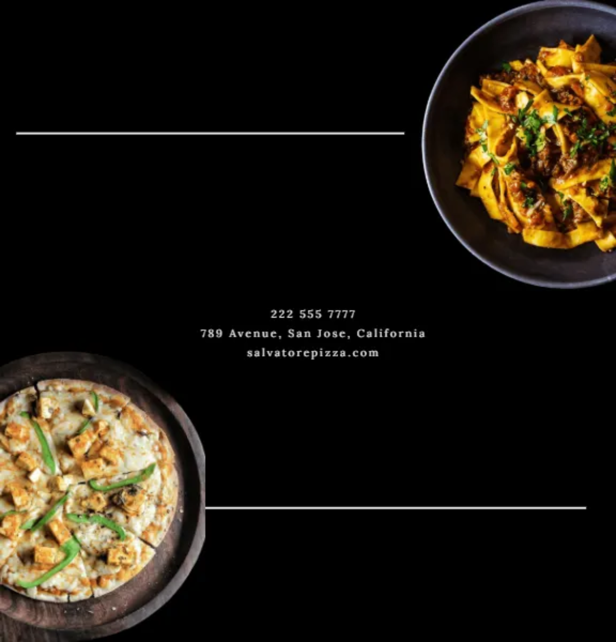 Free Food Place Cards Template to Edit Online
