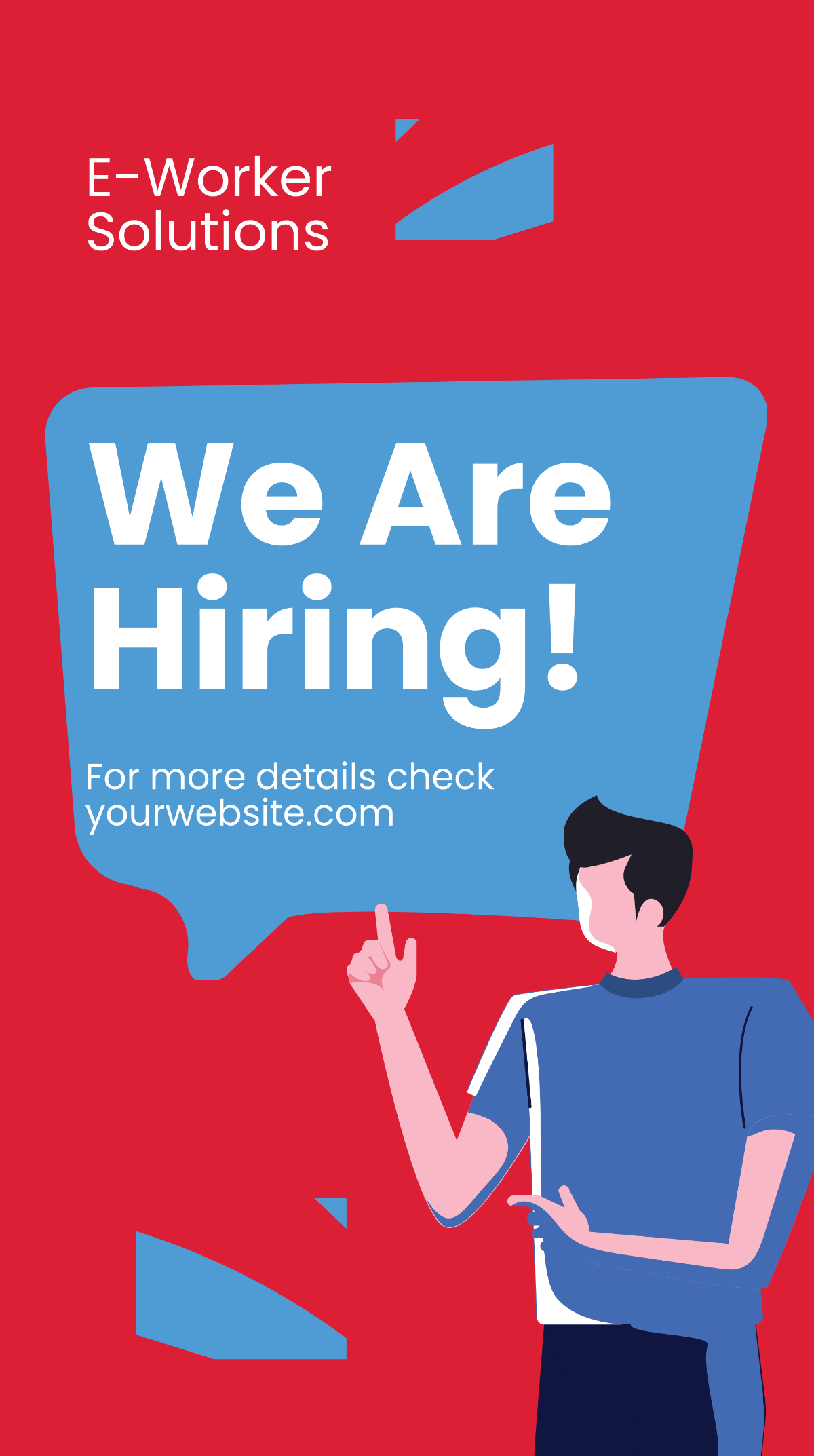 Free Hiring Instagram Story Ad Template to Edit Online