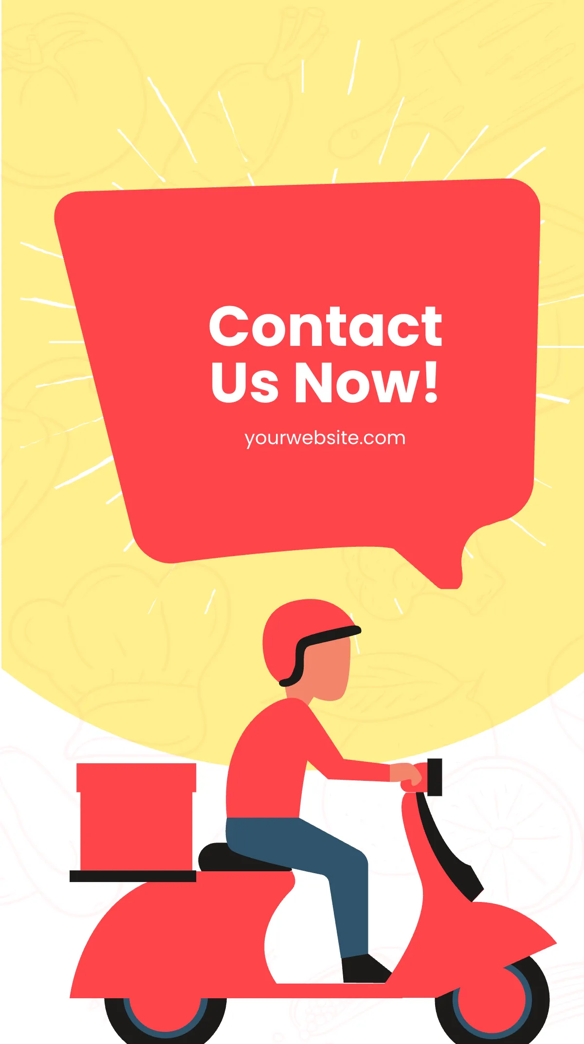 Free Restaurant Delivery Instagram Story Ad Template to Edit Online