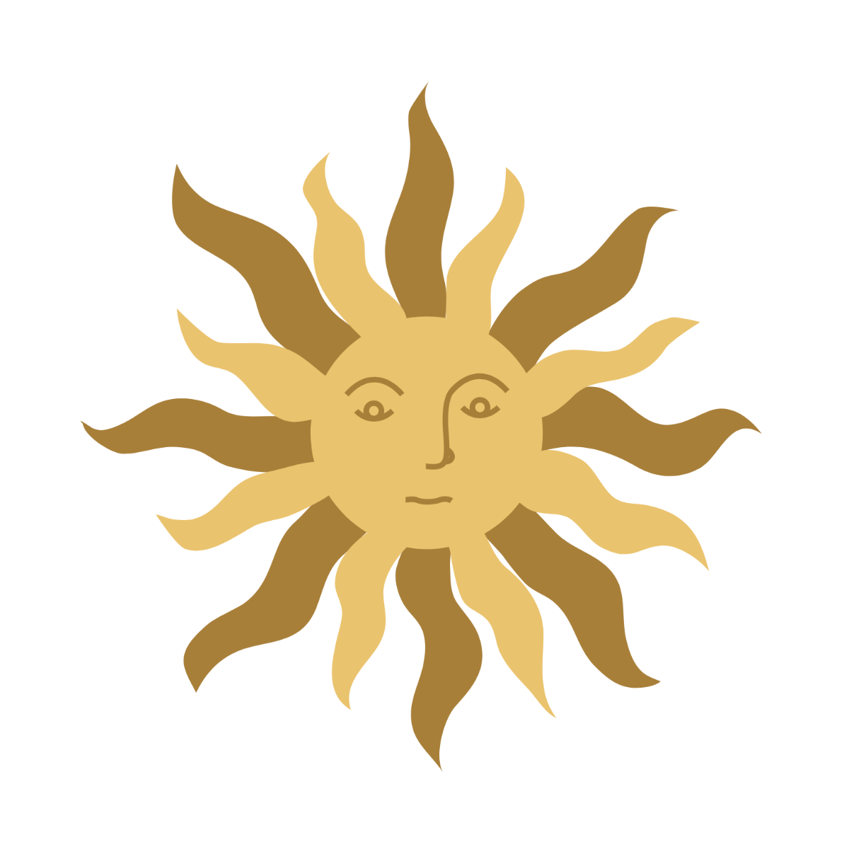 Sun Alchemy Clipart Template